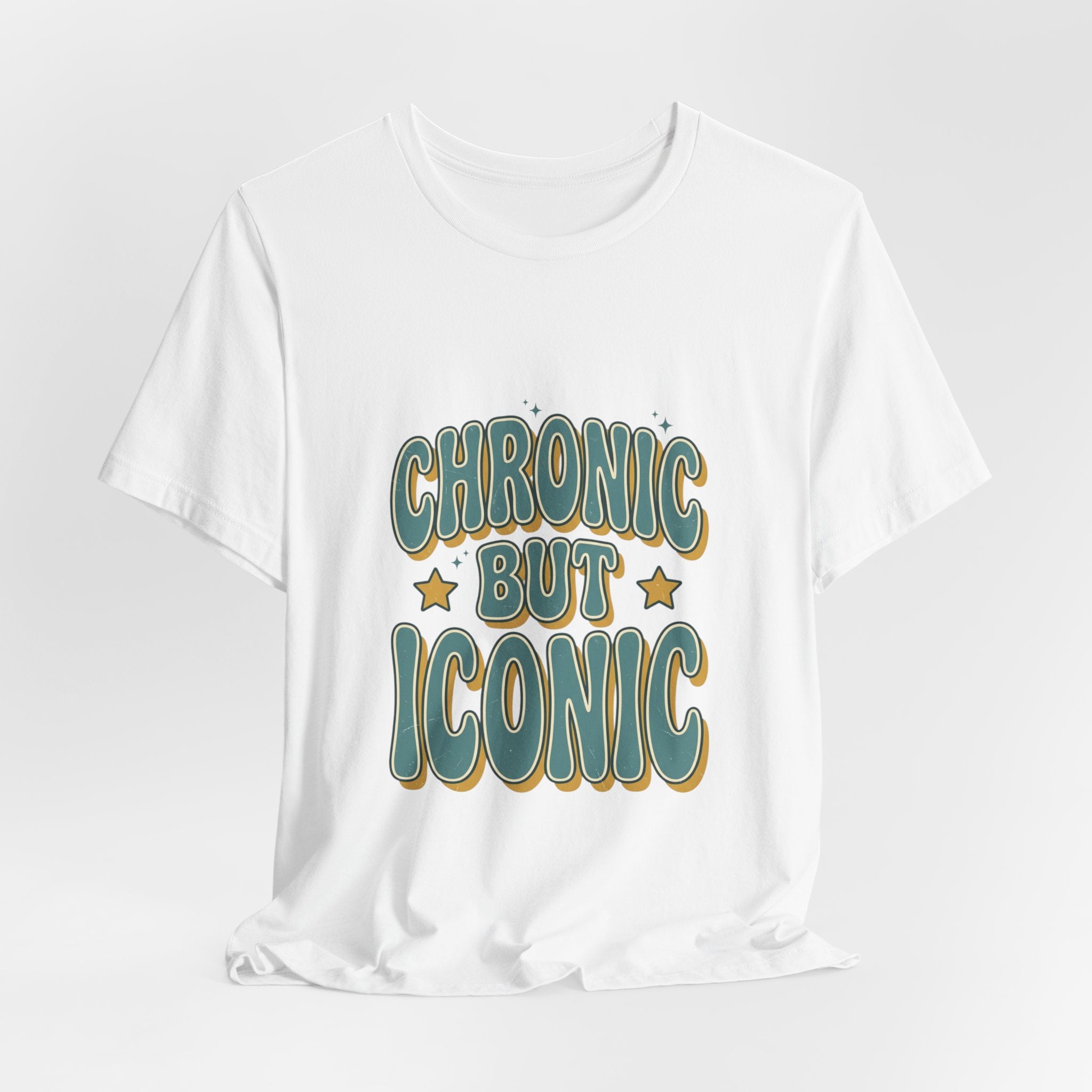 Chronic But Iconic Tee | Disability Pride Typography
