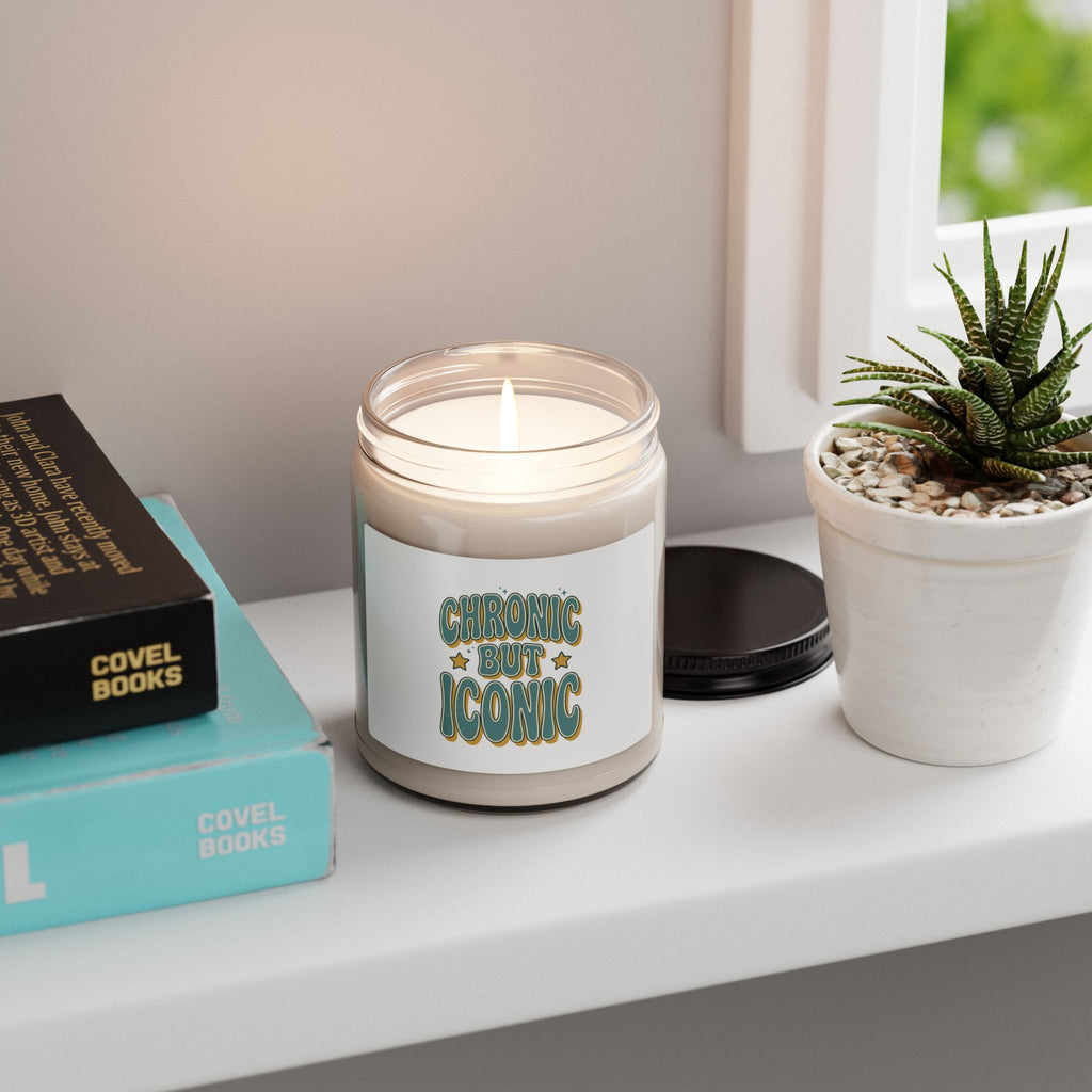 Chronic But Iconic Soy Candle | Disability Pride Month, Inclusive Aromatherapy