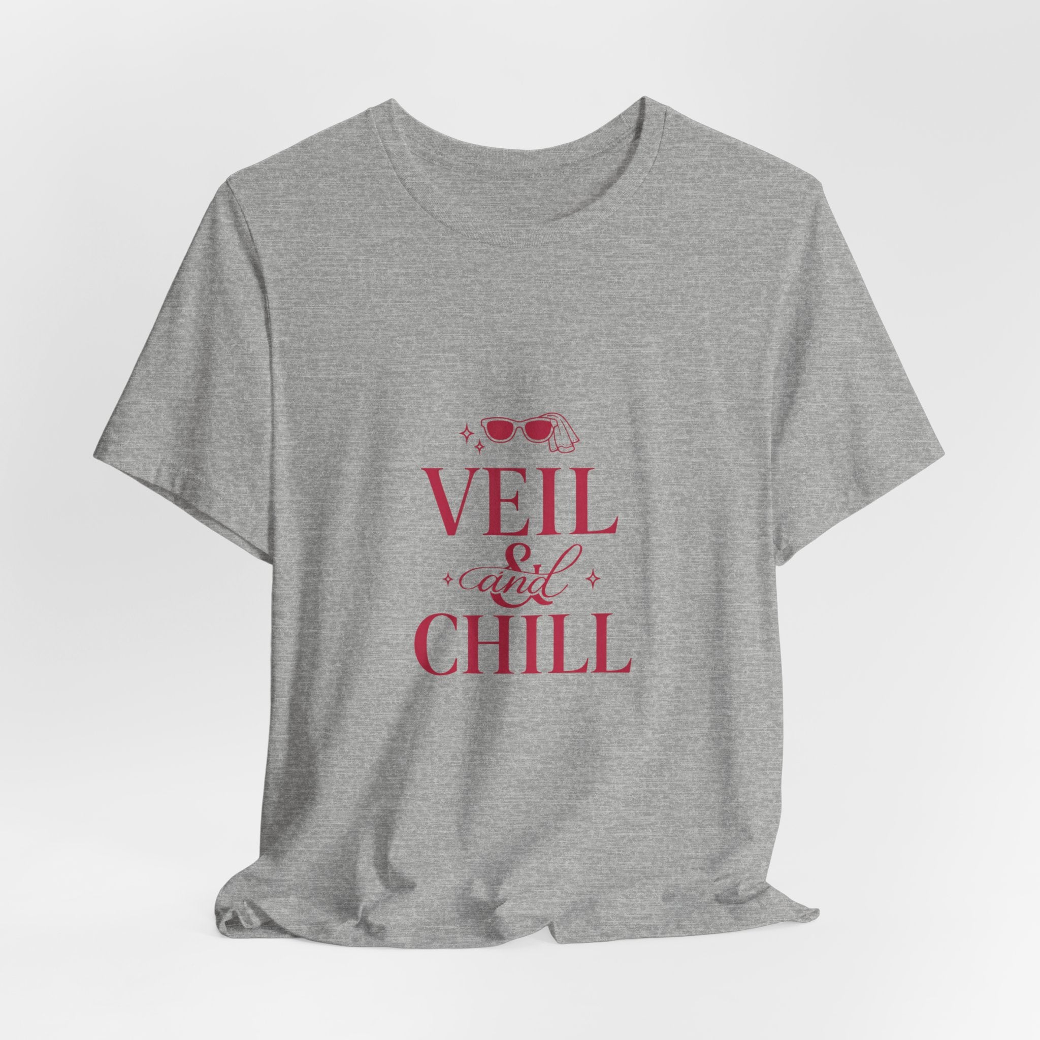 Veil and Chill Tee | Bride Era Slogan, Bridal Engagement Shirt