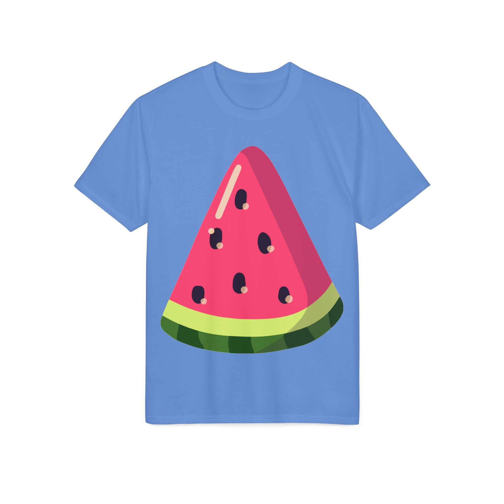 Watermelon Slice Performance T-Shirt — Cute Summer Fruit Graphic Tee