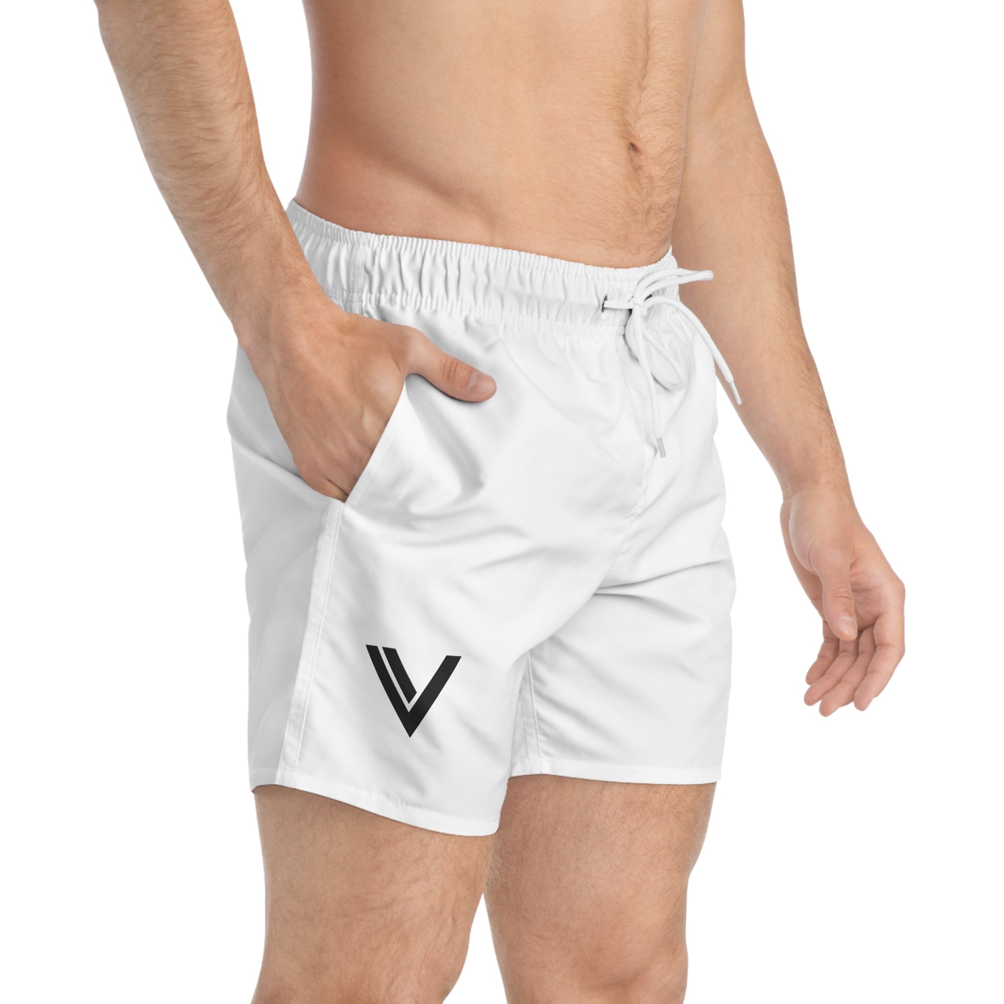 Front side view of the minimalistic designed VelQuno swimwear