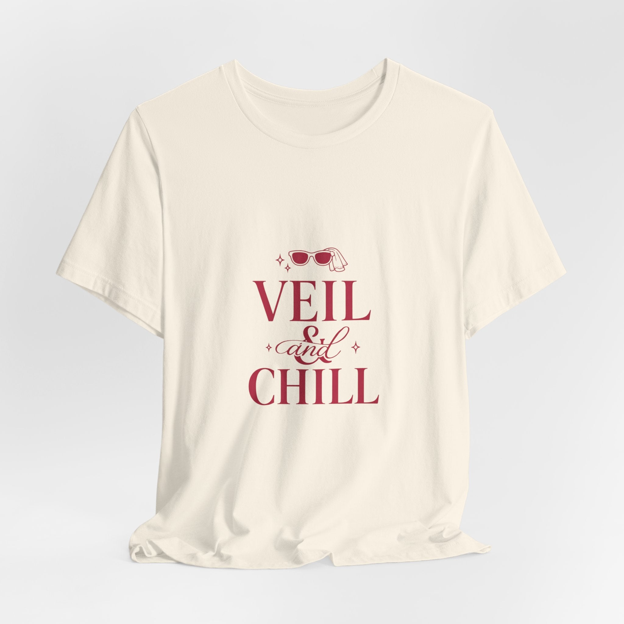 Veil and Chill Tee | Bride Era Slogan, Bridal Engagement Shirt
