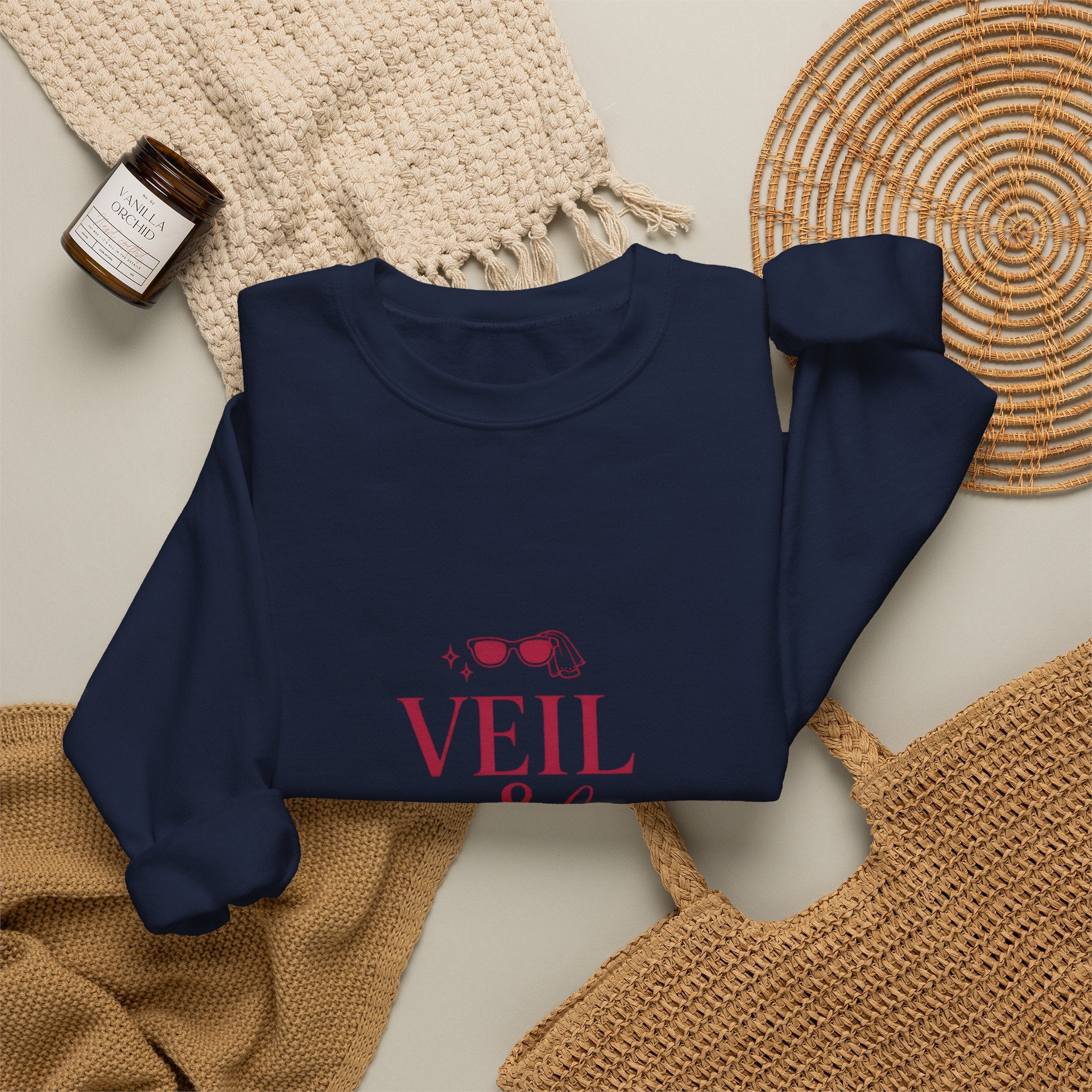 Veil and Chill Sweatshirt | Bride Era Script, Engaged Slogan