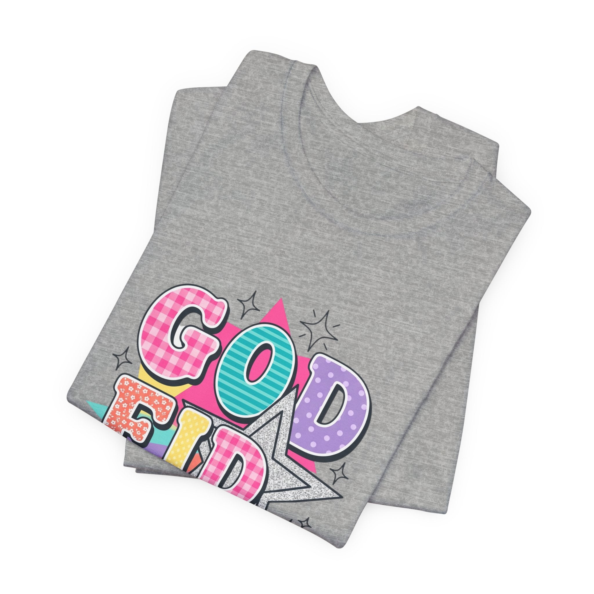 Godfidence Tee | Christian Rainbow Scripture Style, Playful Faith Shirt