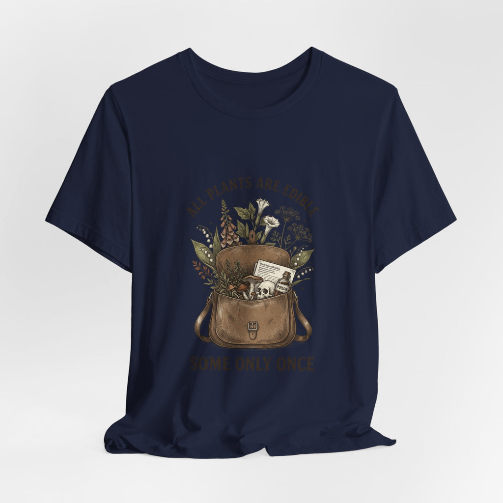 All Plants Are Edible Tee | Vintage Botanical, Dark Nature Humor
