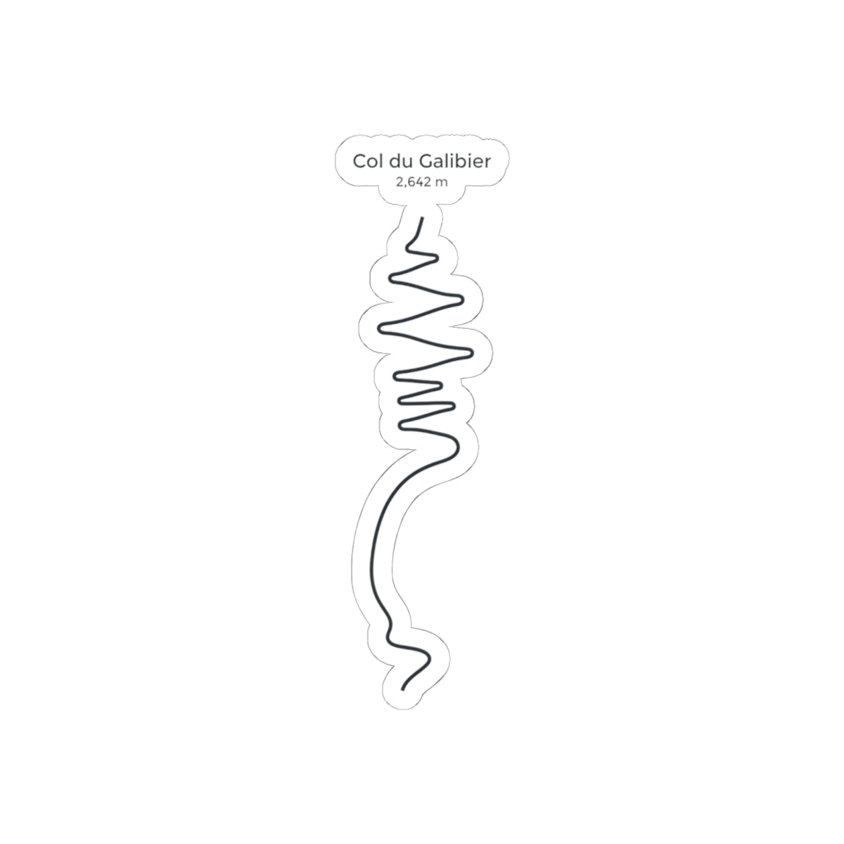 Col du Galibier Route Sticker | Cycling, Tour de France