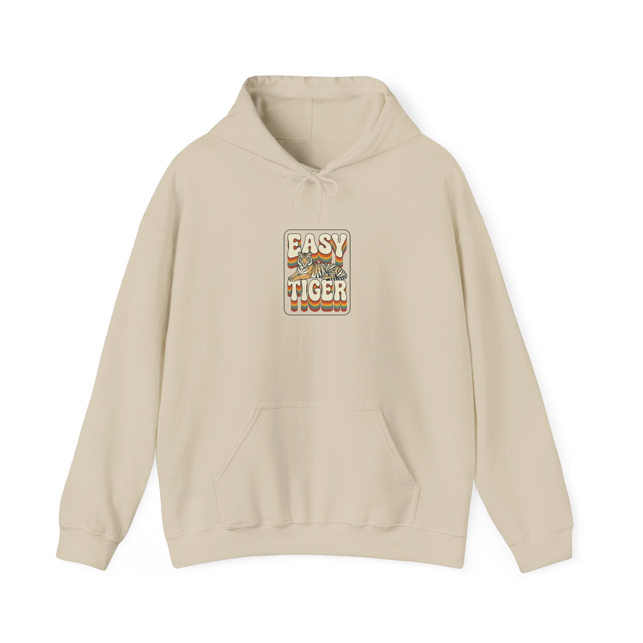 Easy Tiger retro tiger graphic Hoodie | vintage vacation vibe