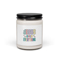 Jesus Over Everything Soy Candle | Christian Rainbow Faith Candle