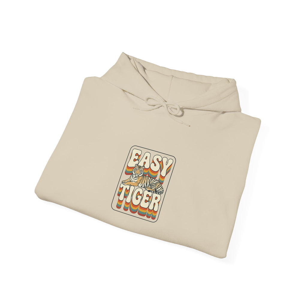 Easy Tiger retro tiger graphic Hoodie | vintage vacation vibe