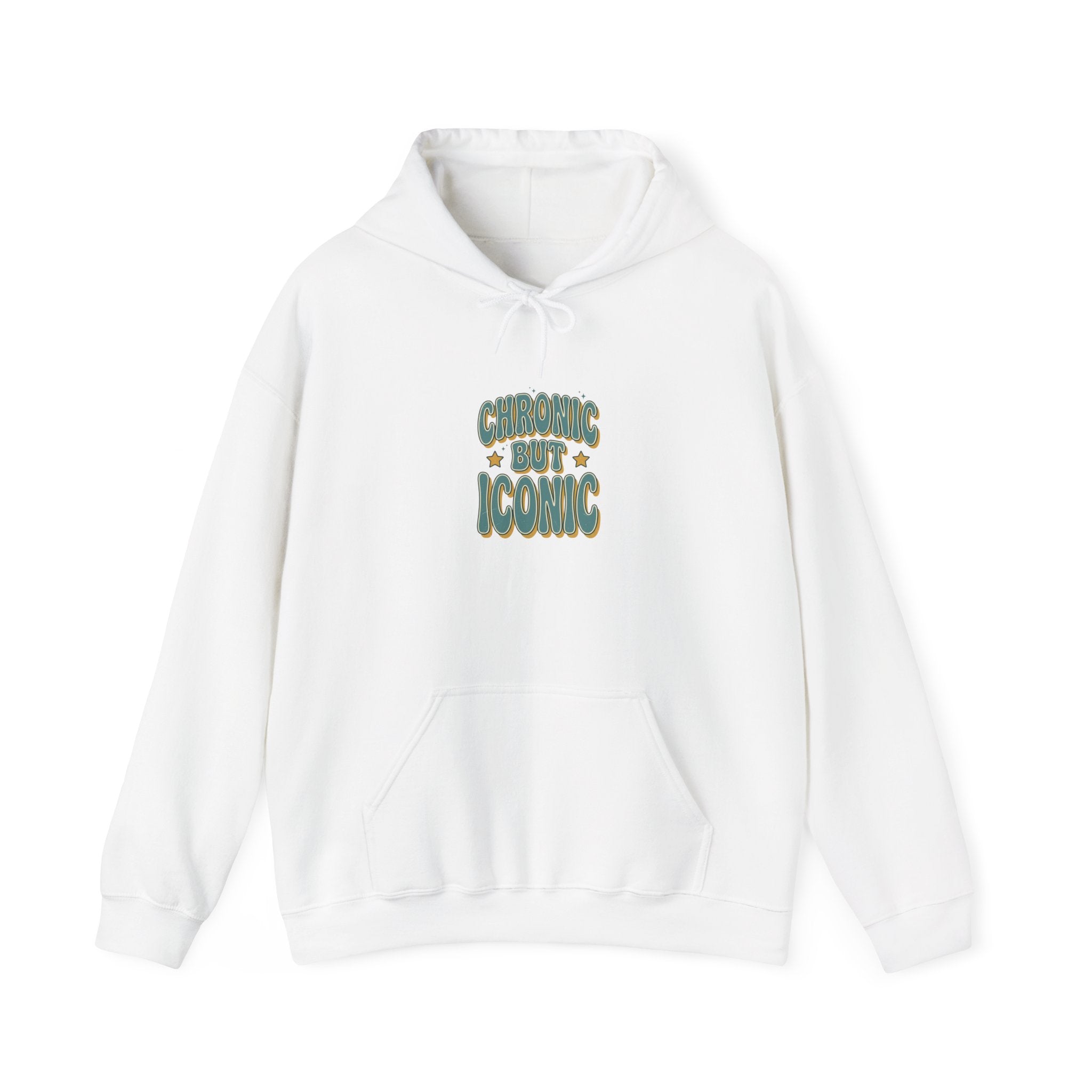 Chronic But Iconic Hoodie | Disability Pride Month, Accessible Visibility