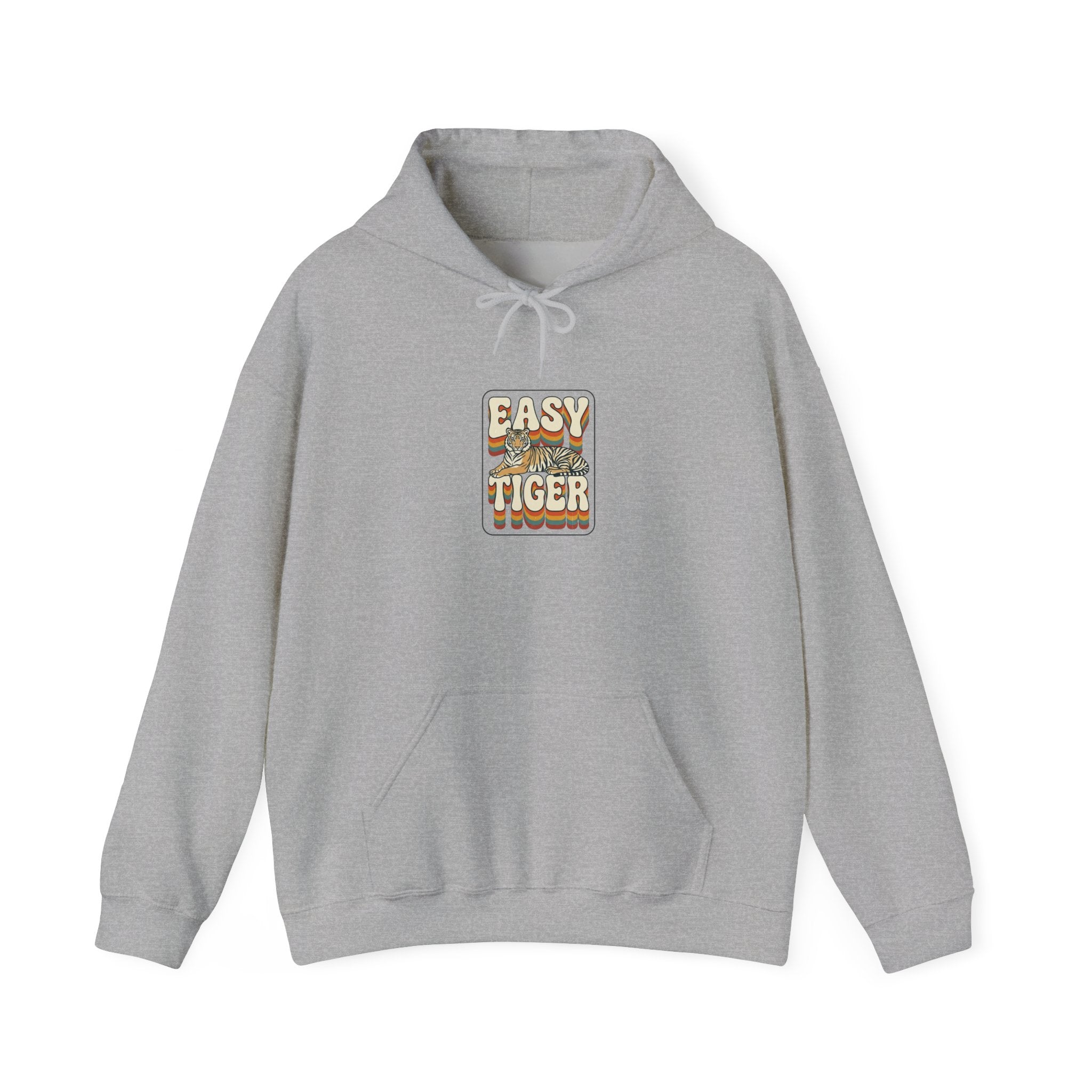 Easy Tiger retro tiger graphic Hoodie | vintage vacation vibe