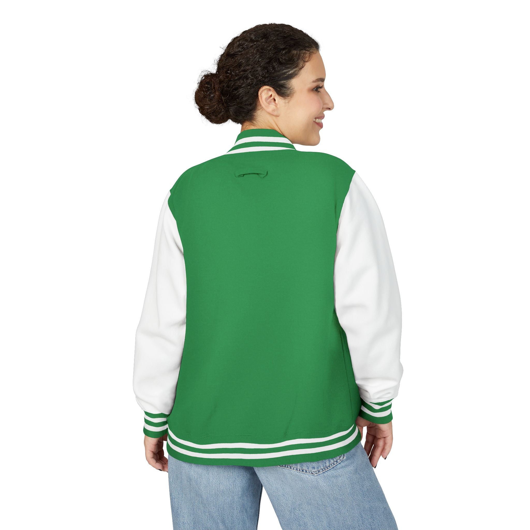 Classic Red & White Letterman Jacket