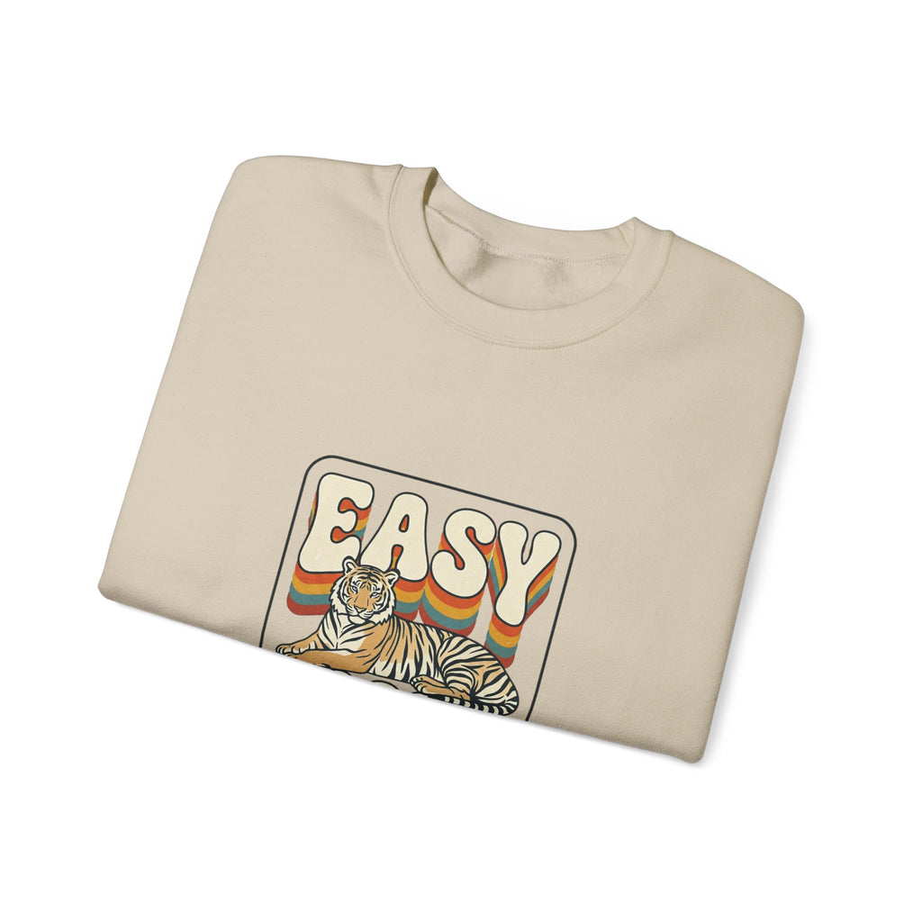 Easy Tiger retro tiger graphic Sweatshirt | vintage vacation vibes, playful animal