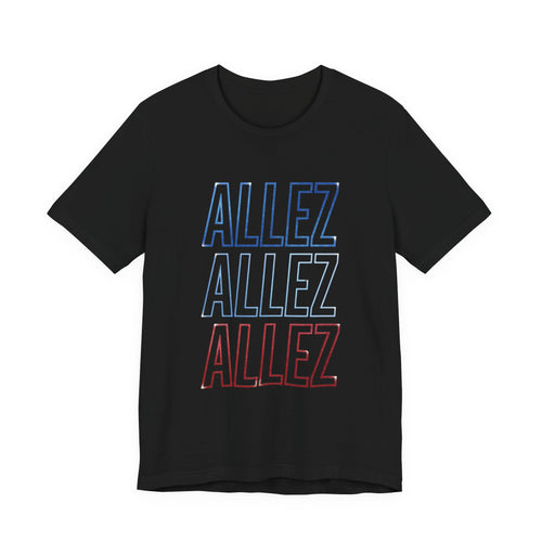 Allez Allez Allez Tee | Cycling Tour de France French Cycling Graphic
