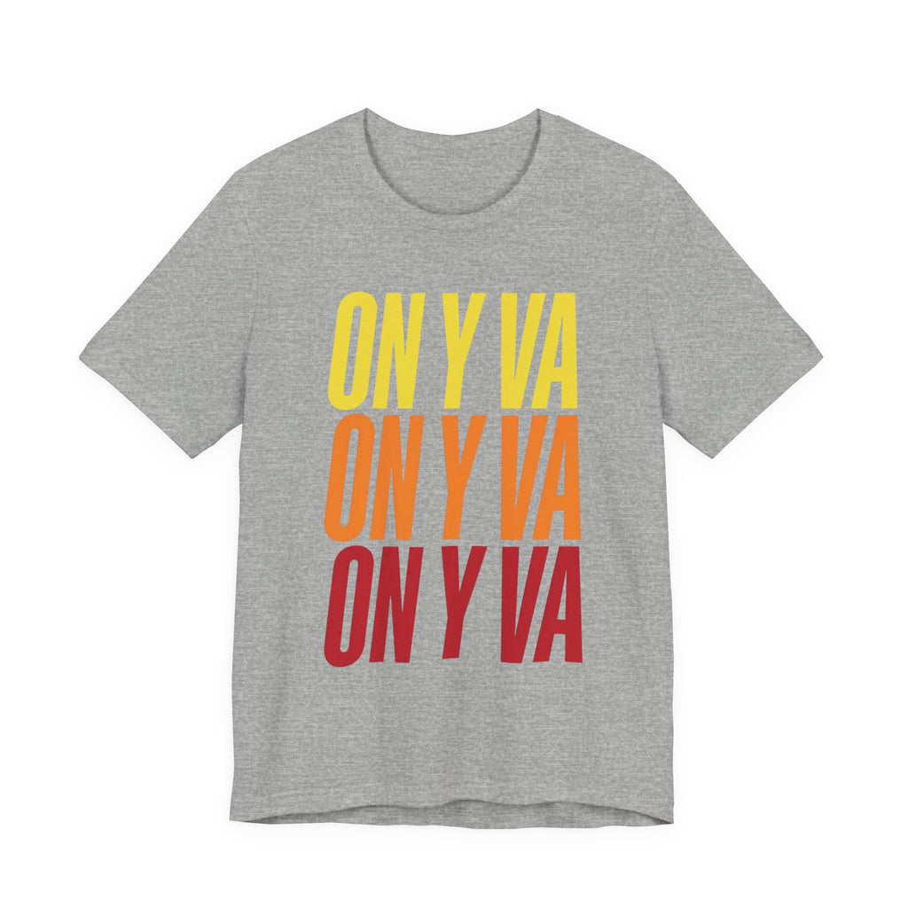 On y va Cycling Tee | Tour de France Inspired, Retro Gradient
