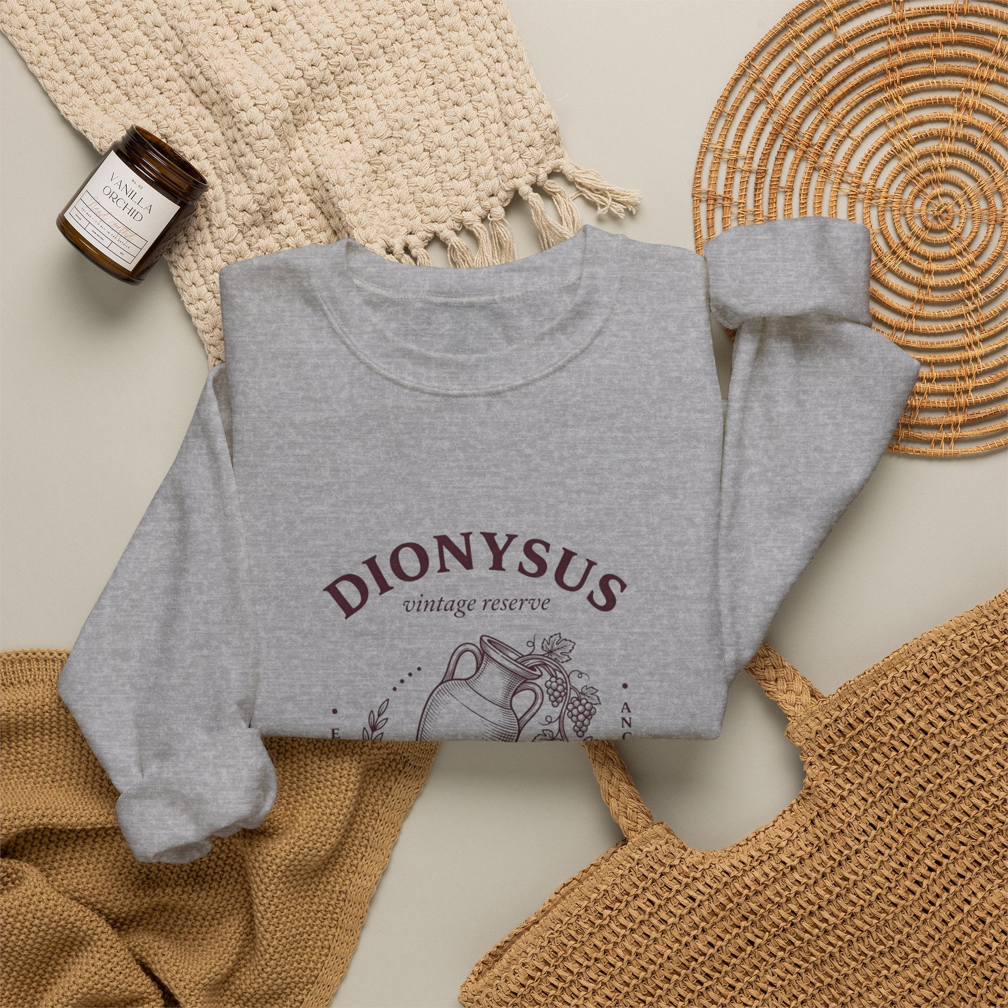 Dionysus Wine Society Crewneck | Greek Mythology, Mythcore