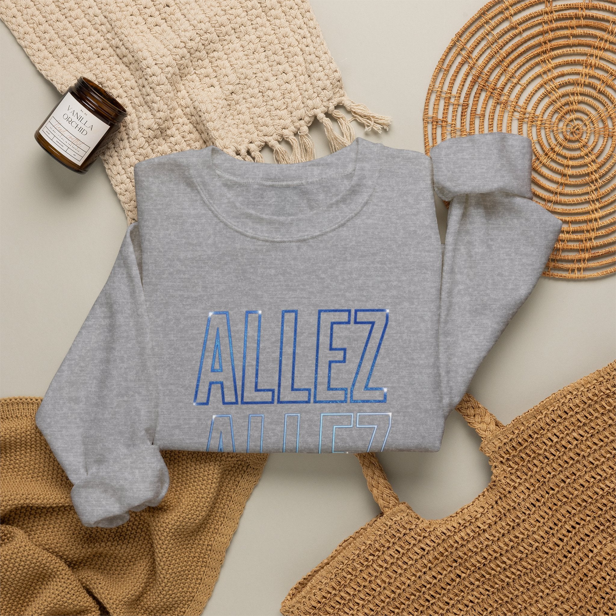 Allez Allez Allez Crewneck Sweatshirt | Cycling Tour de France Inspired