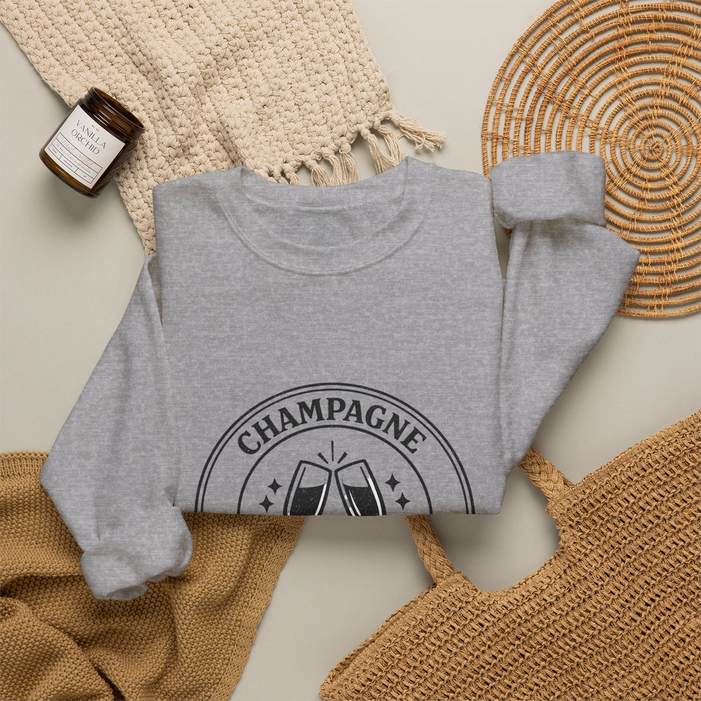 Champagne Committee Sweatshirt | Bride Era, Engaged Slogan