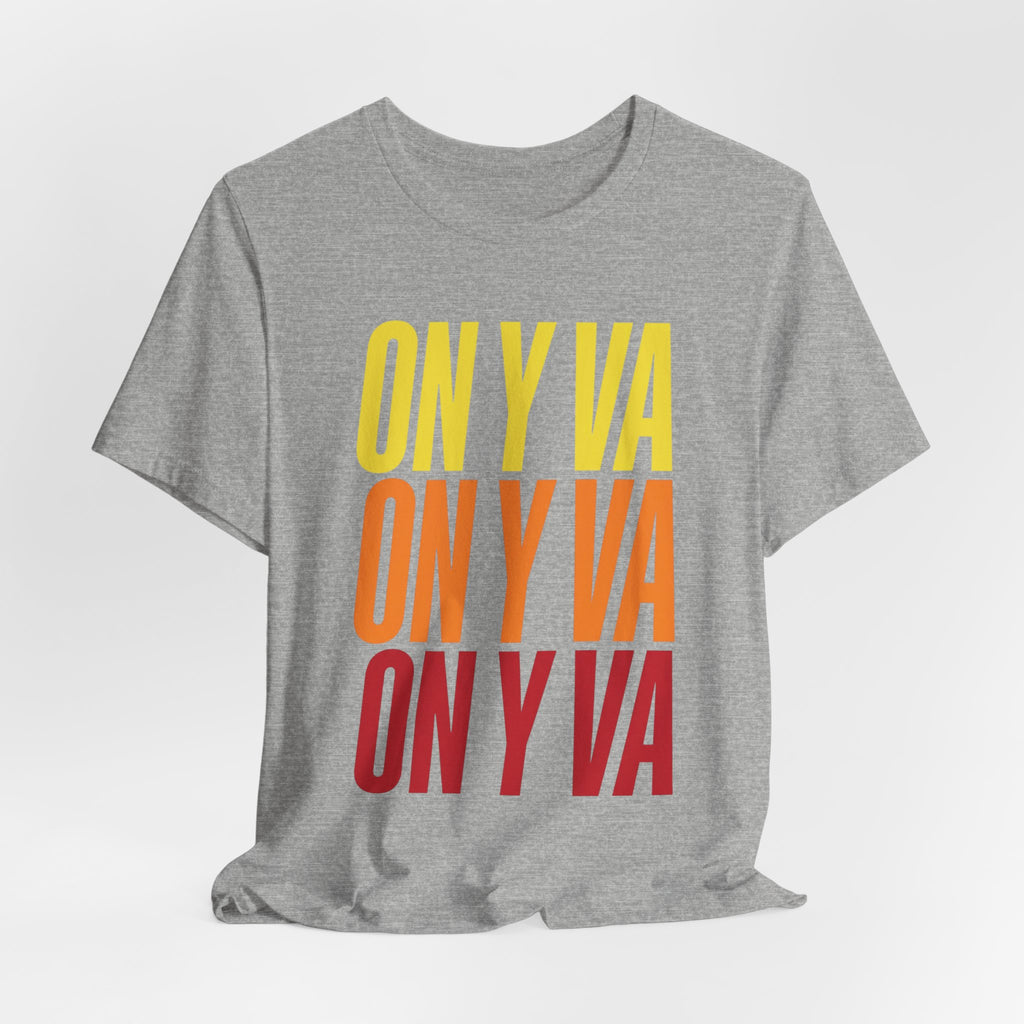 On y va Cycling Tee | Tour de France Inspired, Retro Gradient