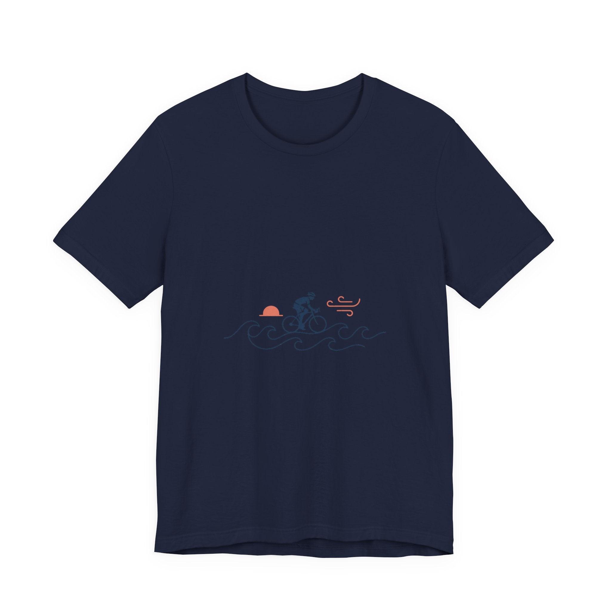 Sunset Road Cyclist Tee | Cycling Tour de France Style