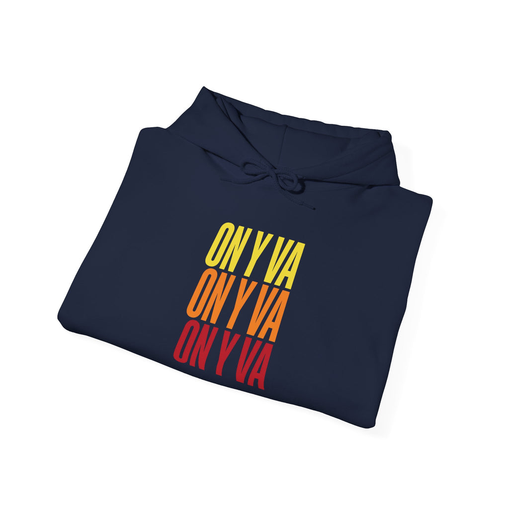 On Y Va Cycling Hoodie | Tour de France Style, Retro Gradient Text