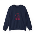 Veil and Chill Sweatshirt | Bride Era Script, Engaged Slogan