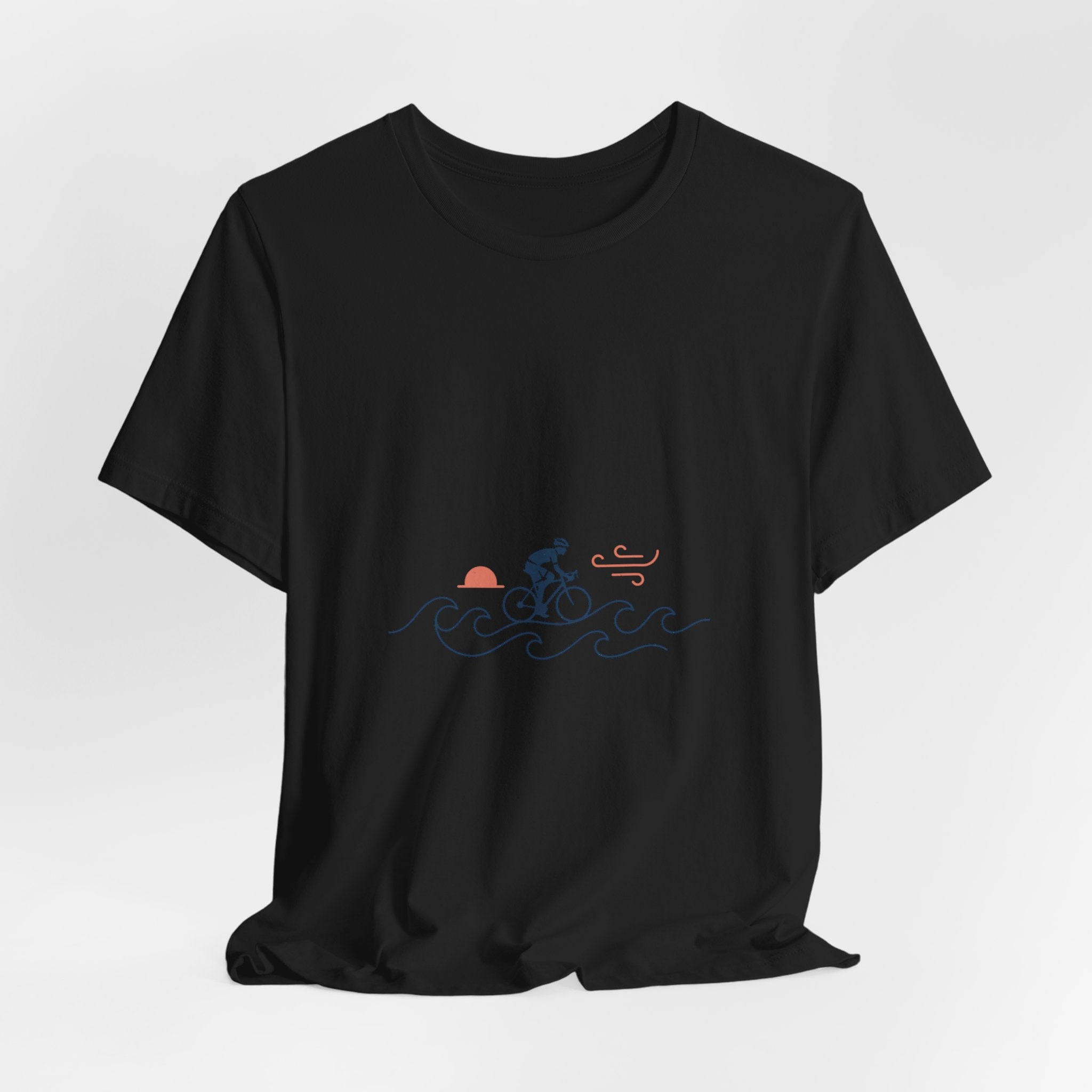 Sunset Road Cyclist Tee | Cycling Tour de France Style