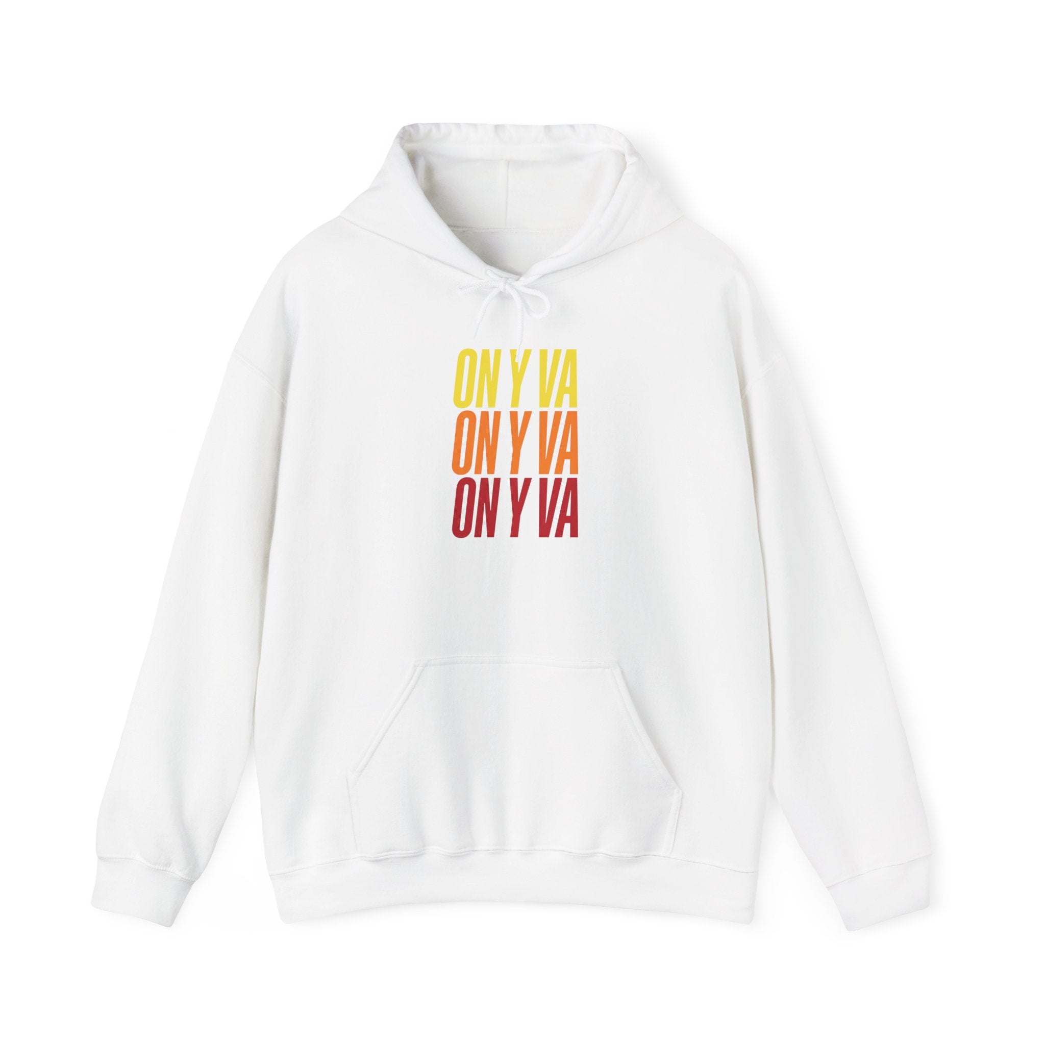 On Y Va Cycling Hoodie | Tour de France Style, Retro Gradient Text