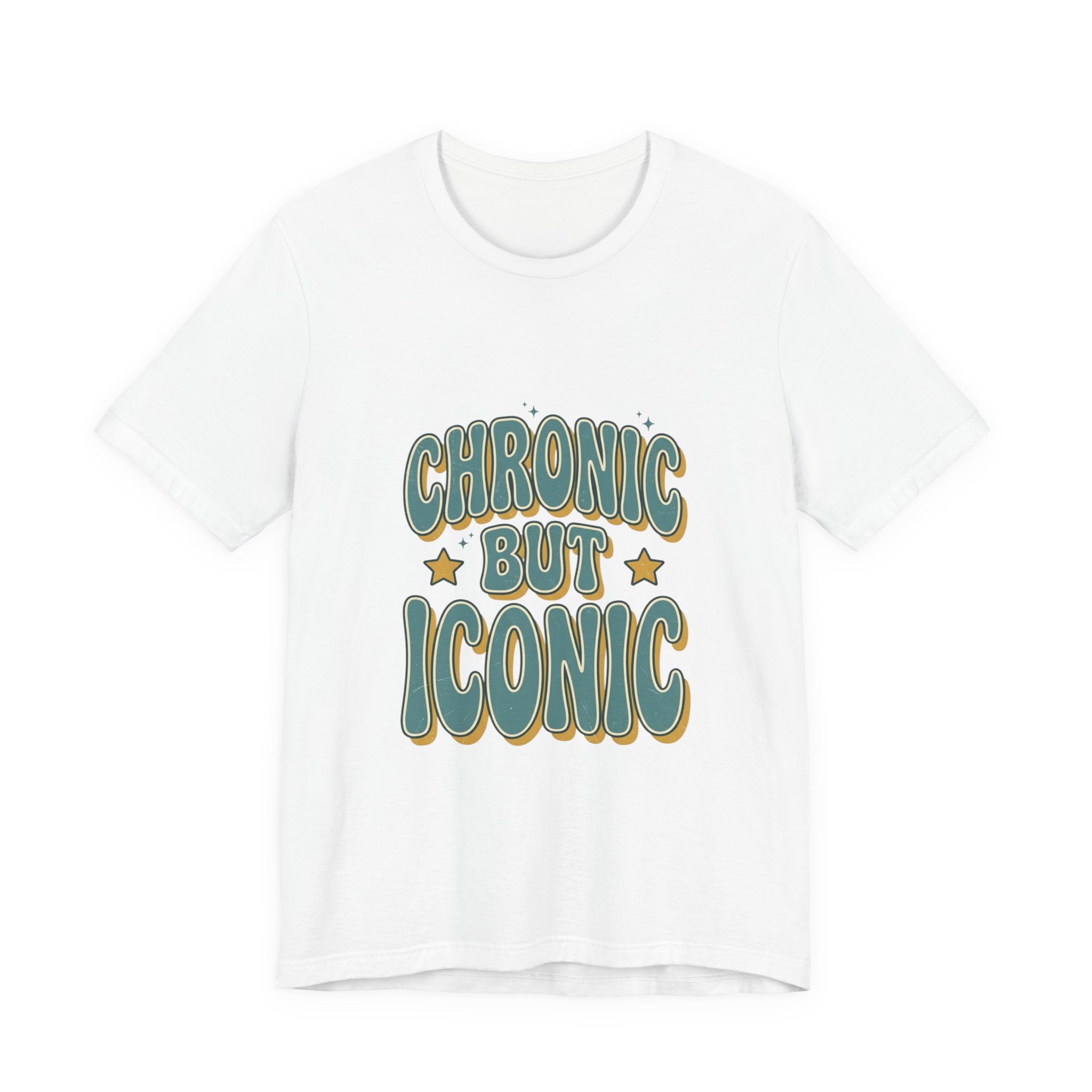 Chronic But Iconic Tee | Disability Pride Typography
