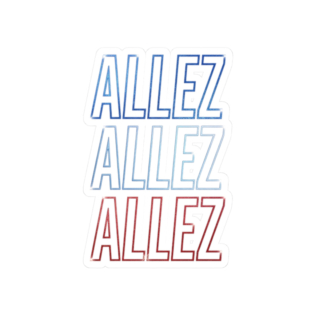 Allez Allez Allez Sticker | Cycling Tour de France Kiss-Cut