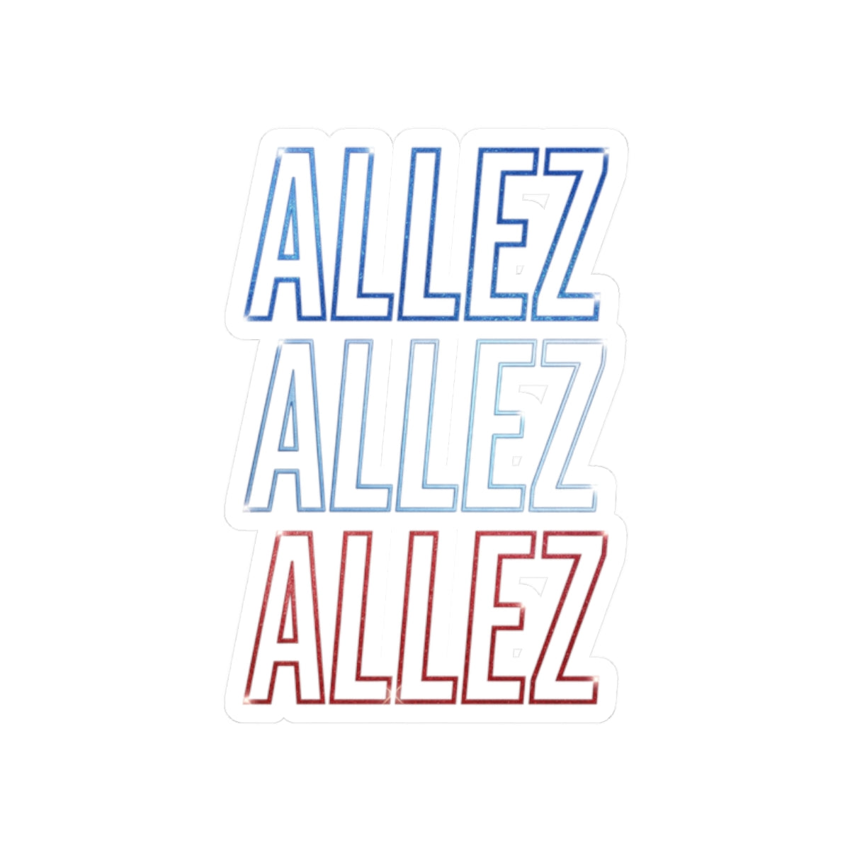 Allez Allez Allez Sticker | Cycling Tour de France Kiss-Cut