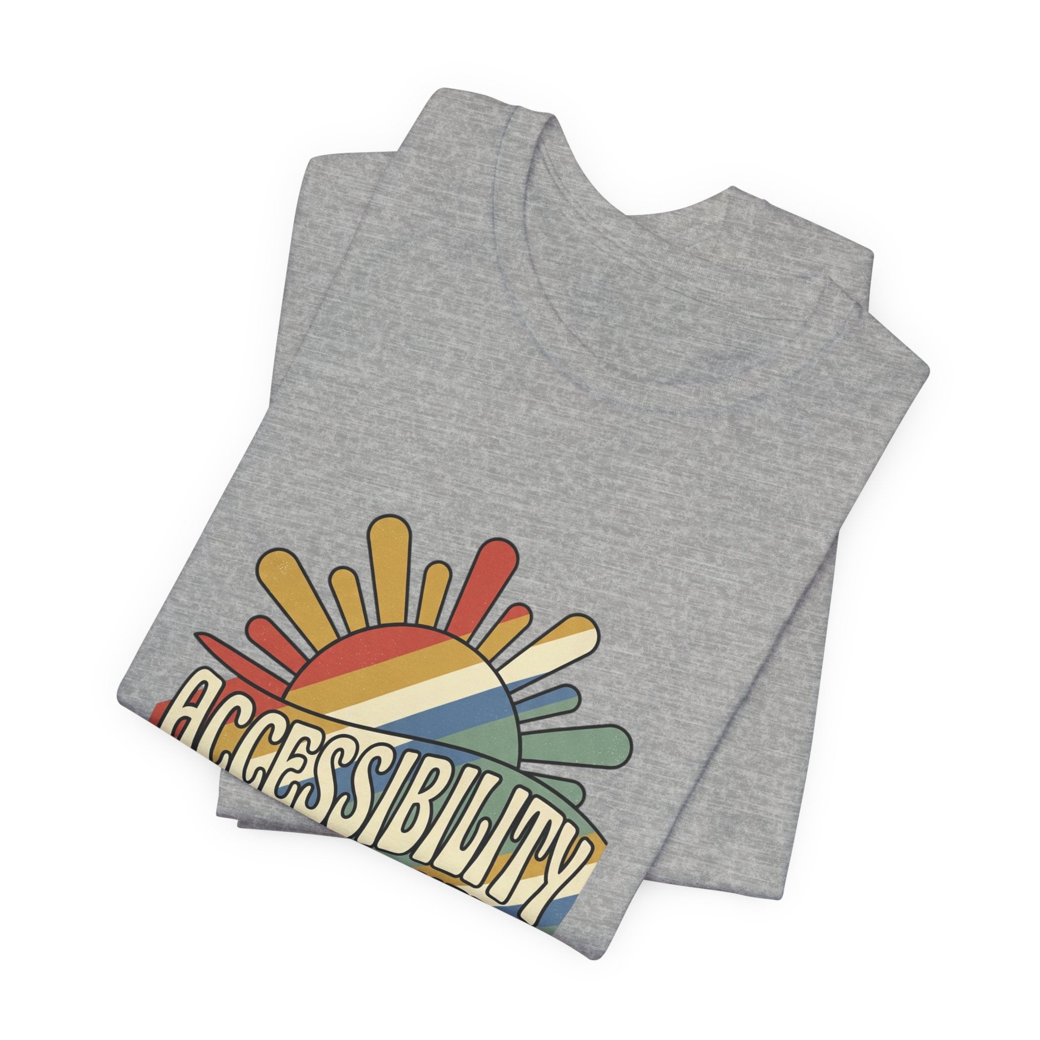 Accessibility Is The Aesthetic tee | Disability Pride Month, Inclusive Typography