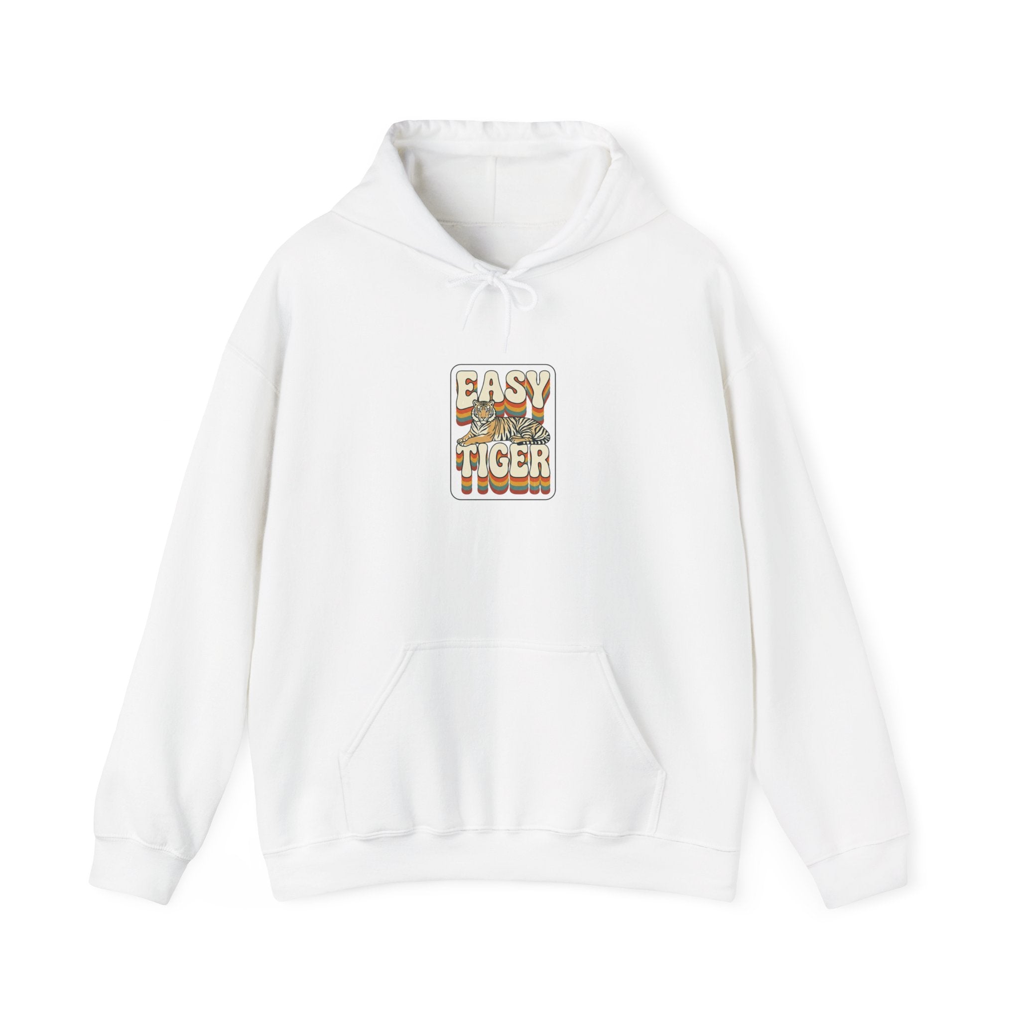 Easy Tiger retro tiger graphic Hoodie | vintage vacation vibe