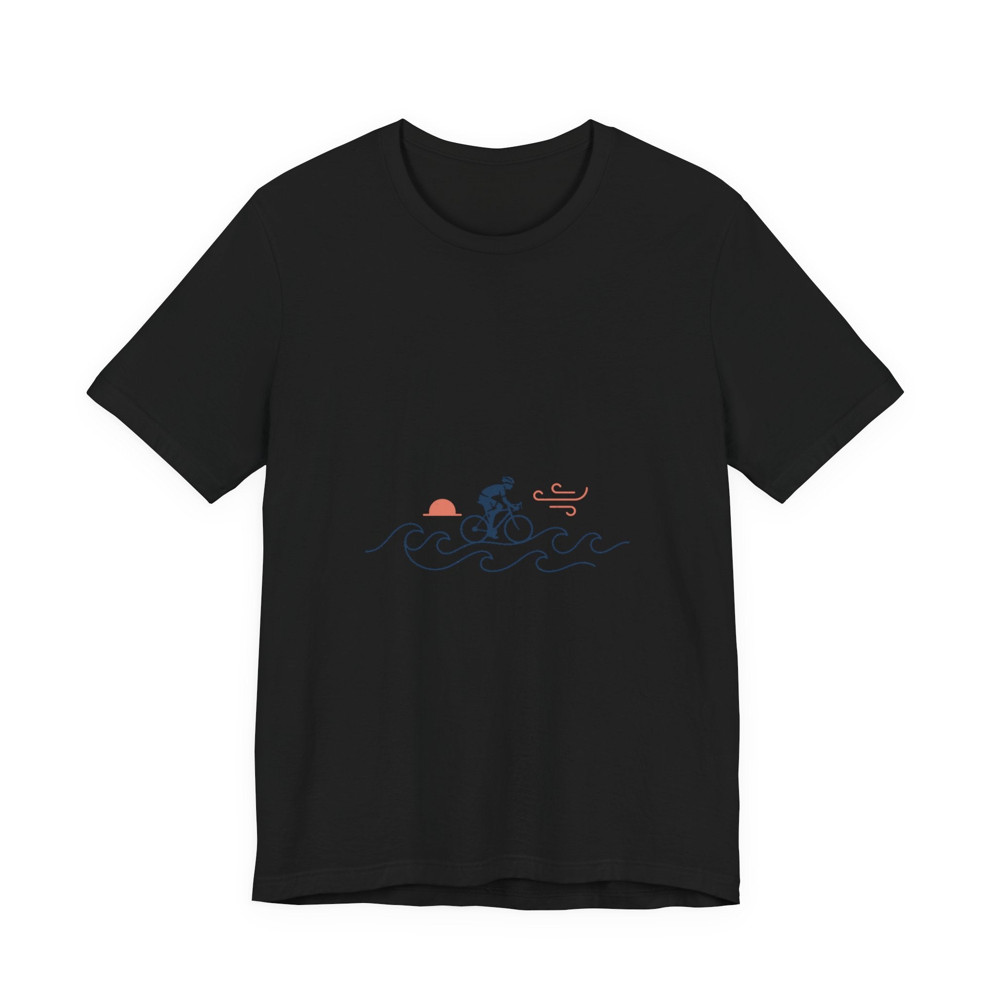 Sunset Road Cyclist Tee | Cycling Tour de France Style
