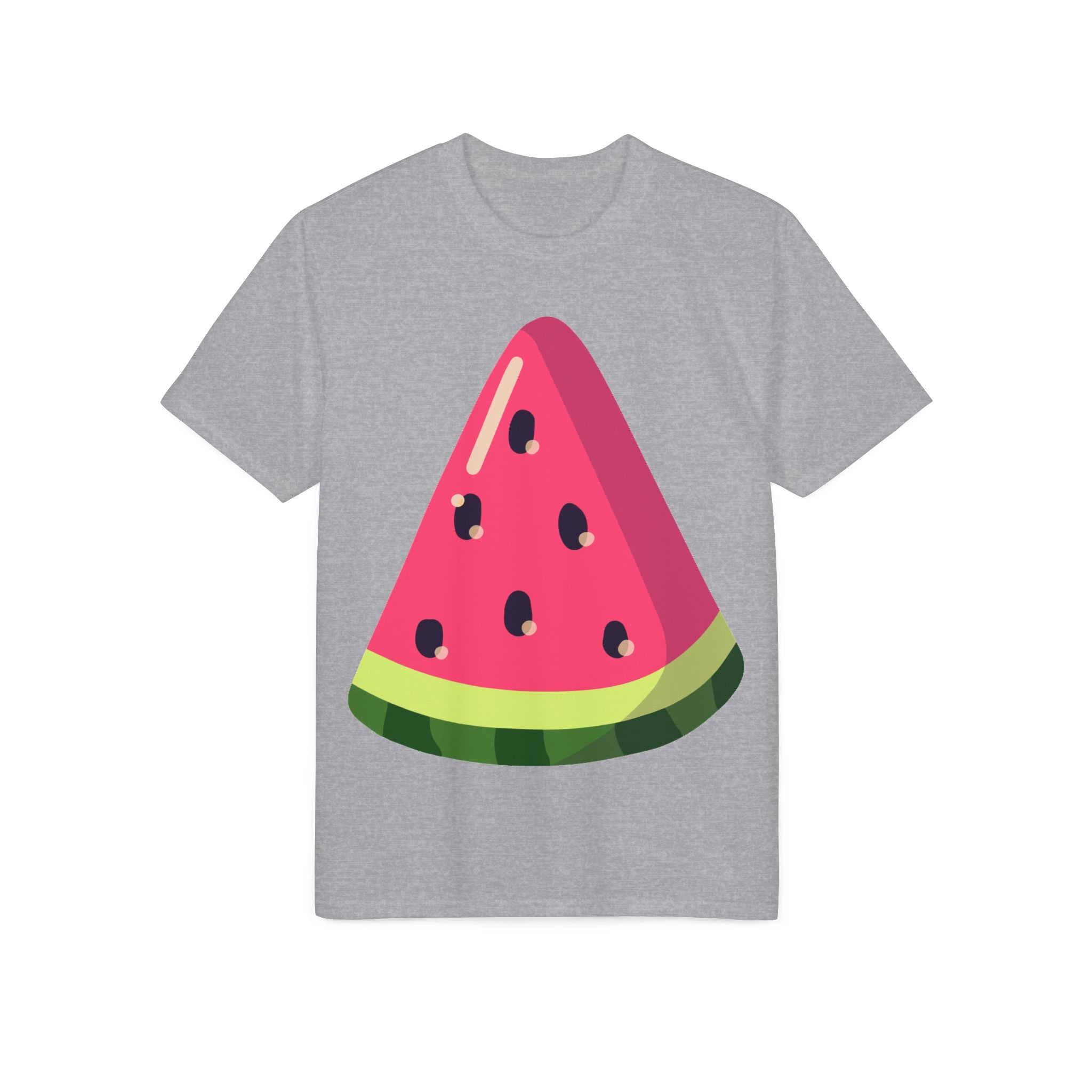 Watermelon Slice Performance T-Shirt — Cute Summer Fruit Graphic Tee