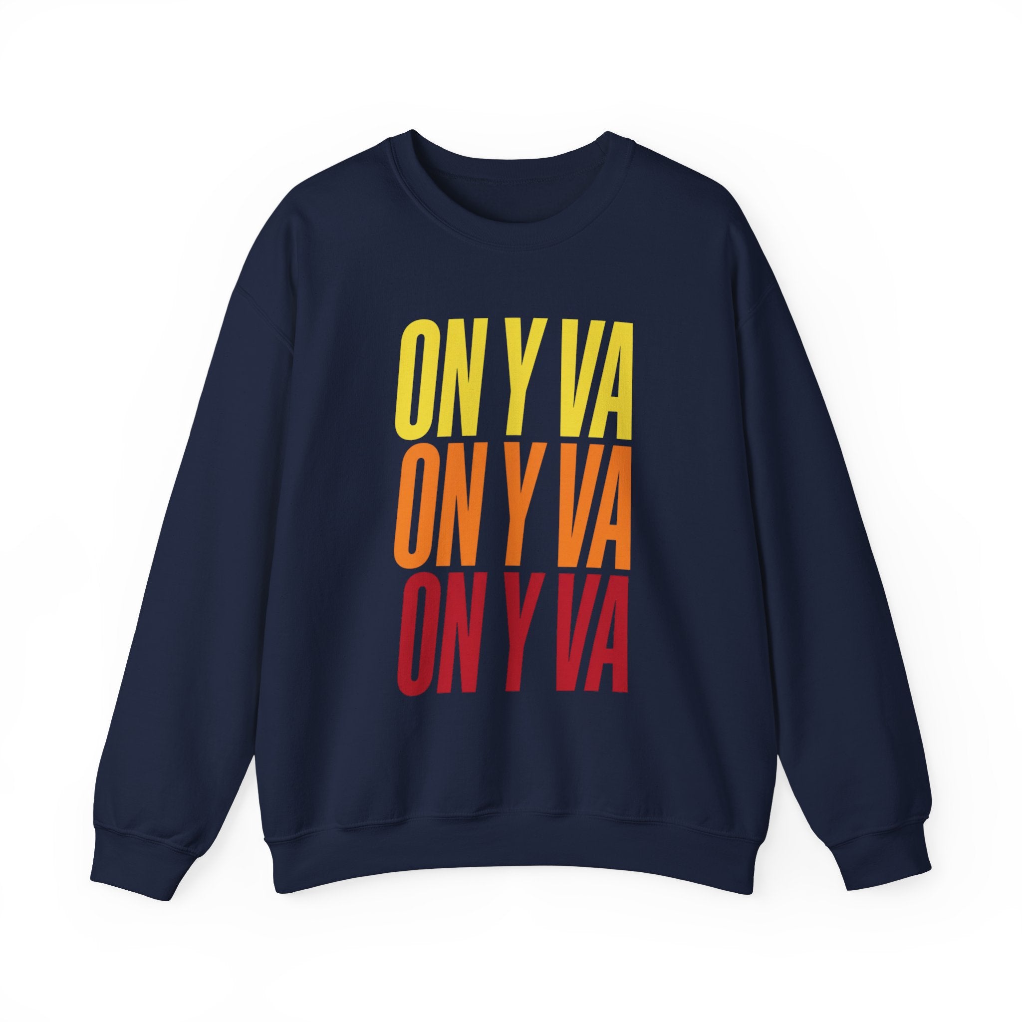 On Y Va Retro Cycling Crewneck Sweatshirt | Tour de France Vibes