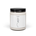 Minimal Bike Line Art Candle | Cycling Tour de France Vibe, Soy Jar