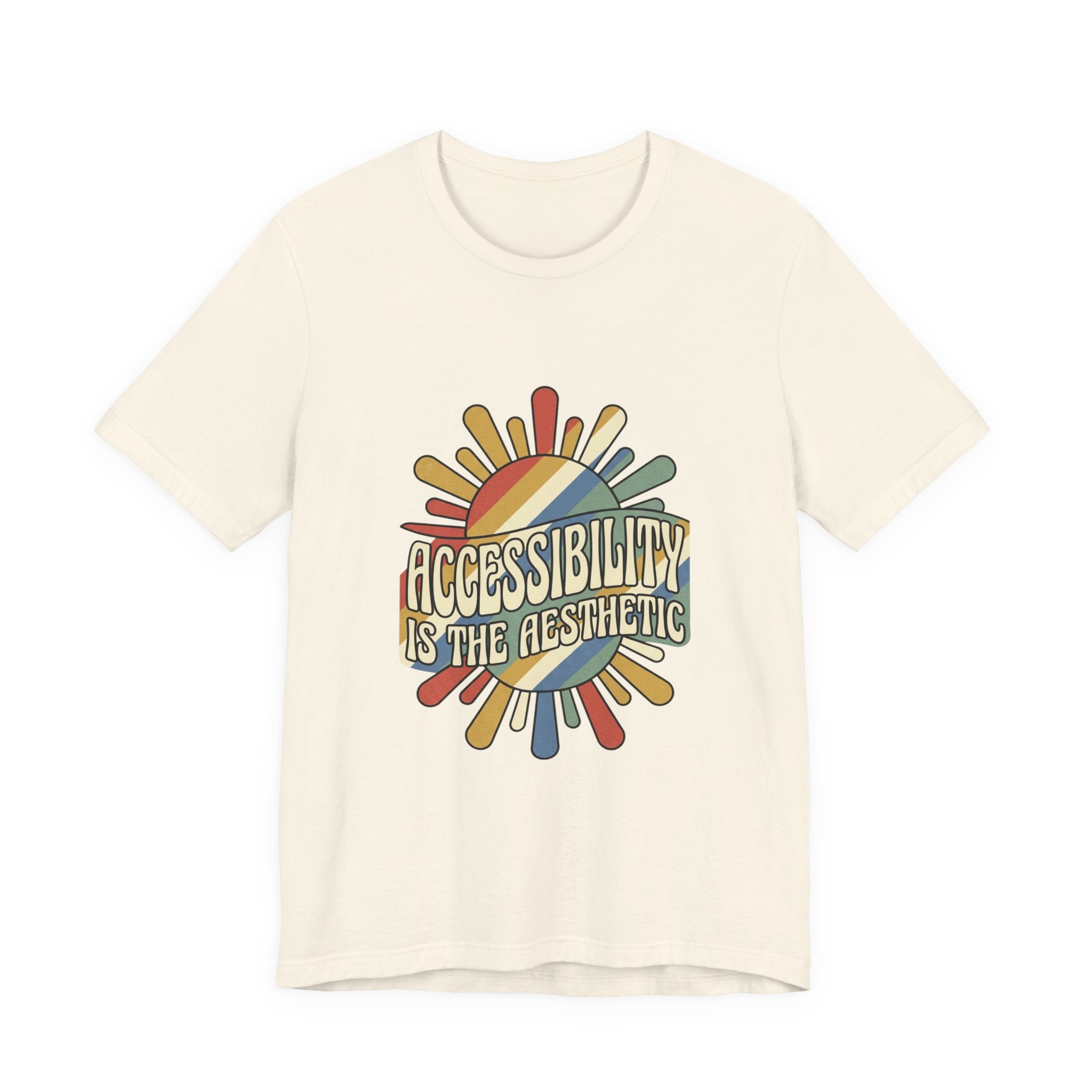 Accessibility Is The Aesthetic tee | Disability Pride Month, Inclusive Typography