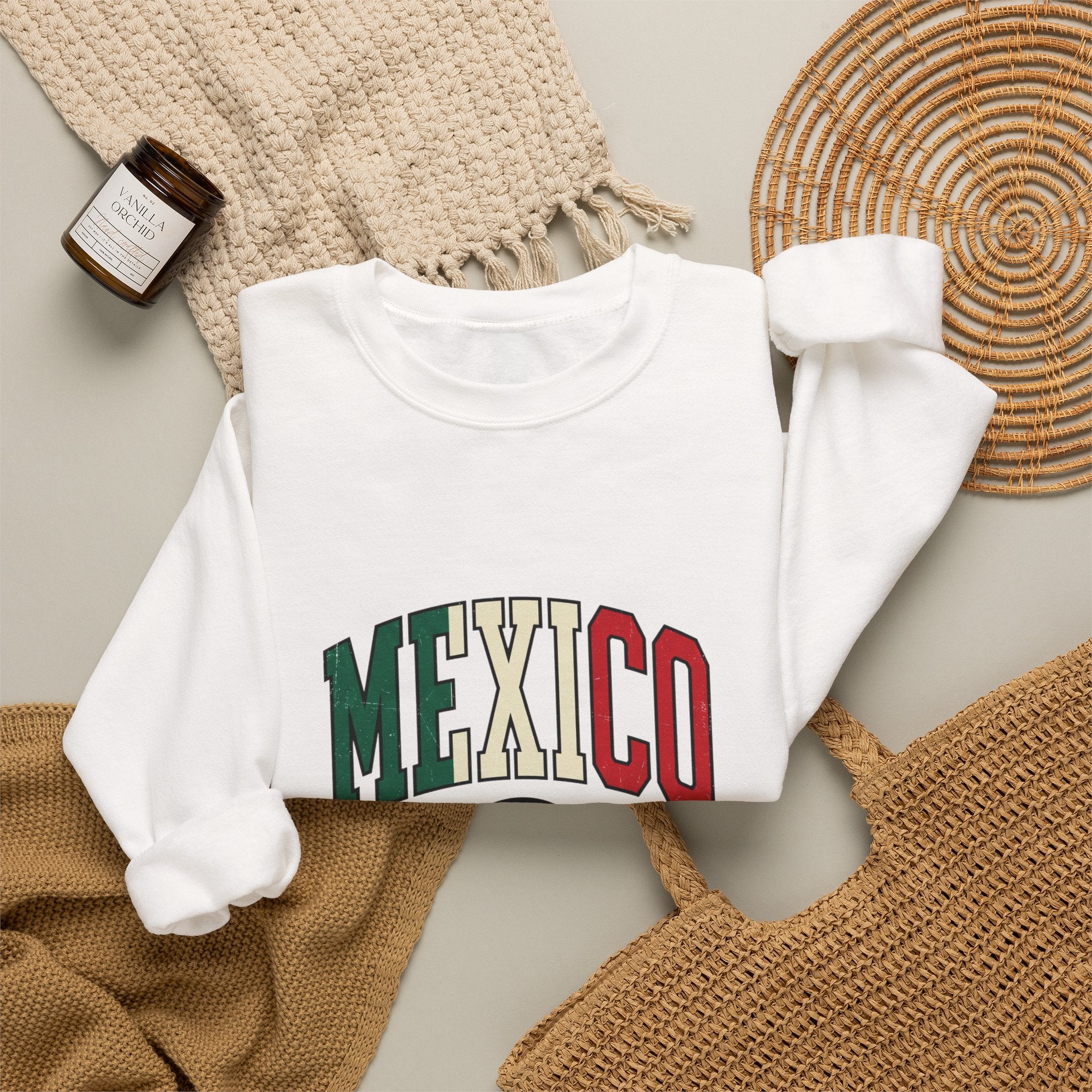 Mexico Futbol Crewneck Sweatshirt | Soccer, Mexican Flag Colors