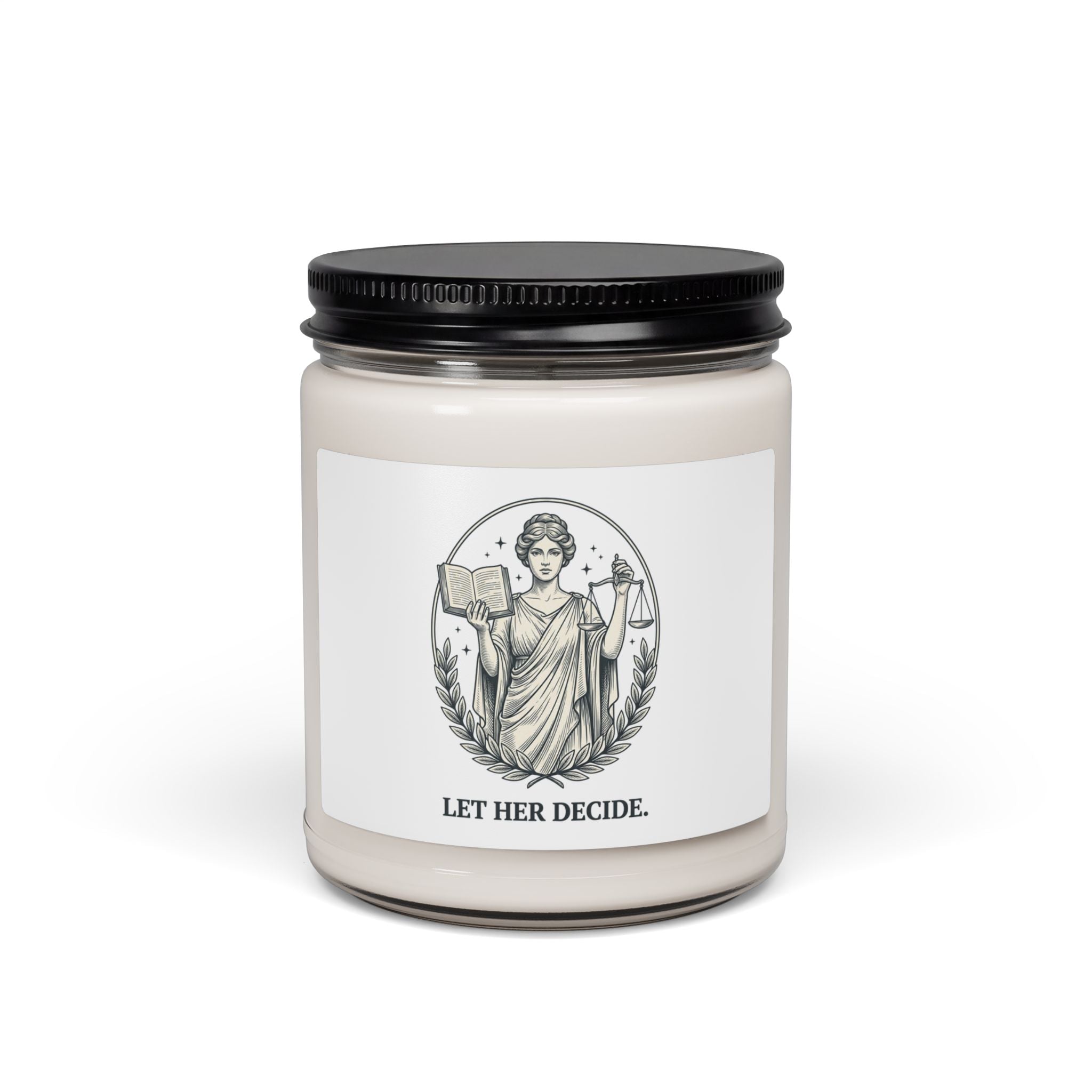 Let Her Decide Soy Candle, Feminist Equality Candle | Empowerment Décor