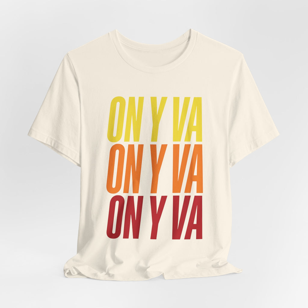 On y va Cycling Tee | Tour de France Inspired, Retro Gradient