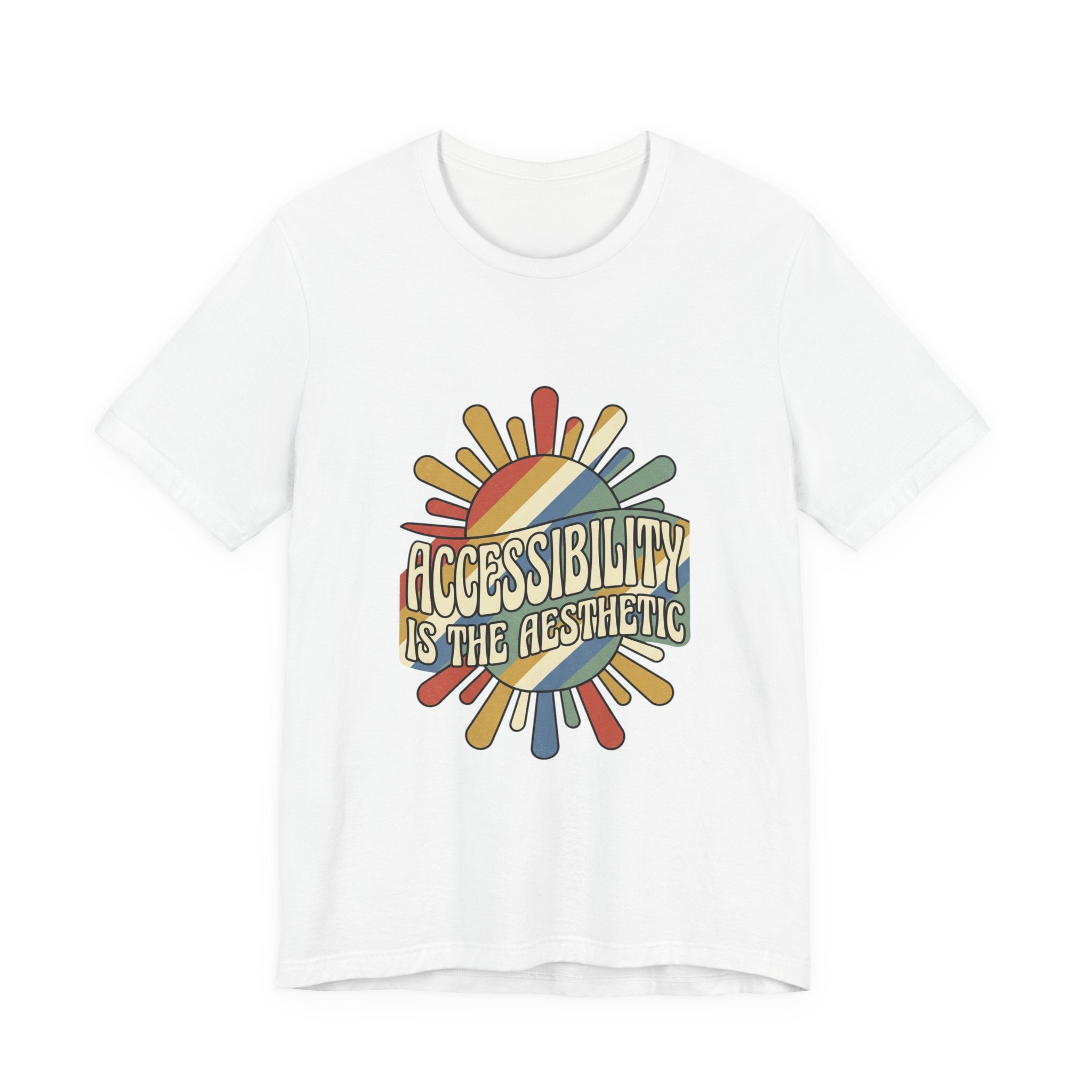 Accessibility Is The Aesthetic tee | Disability Pride Month, Inclusive Typography