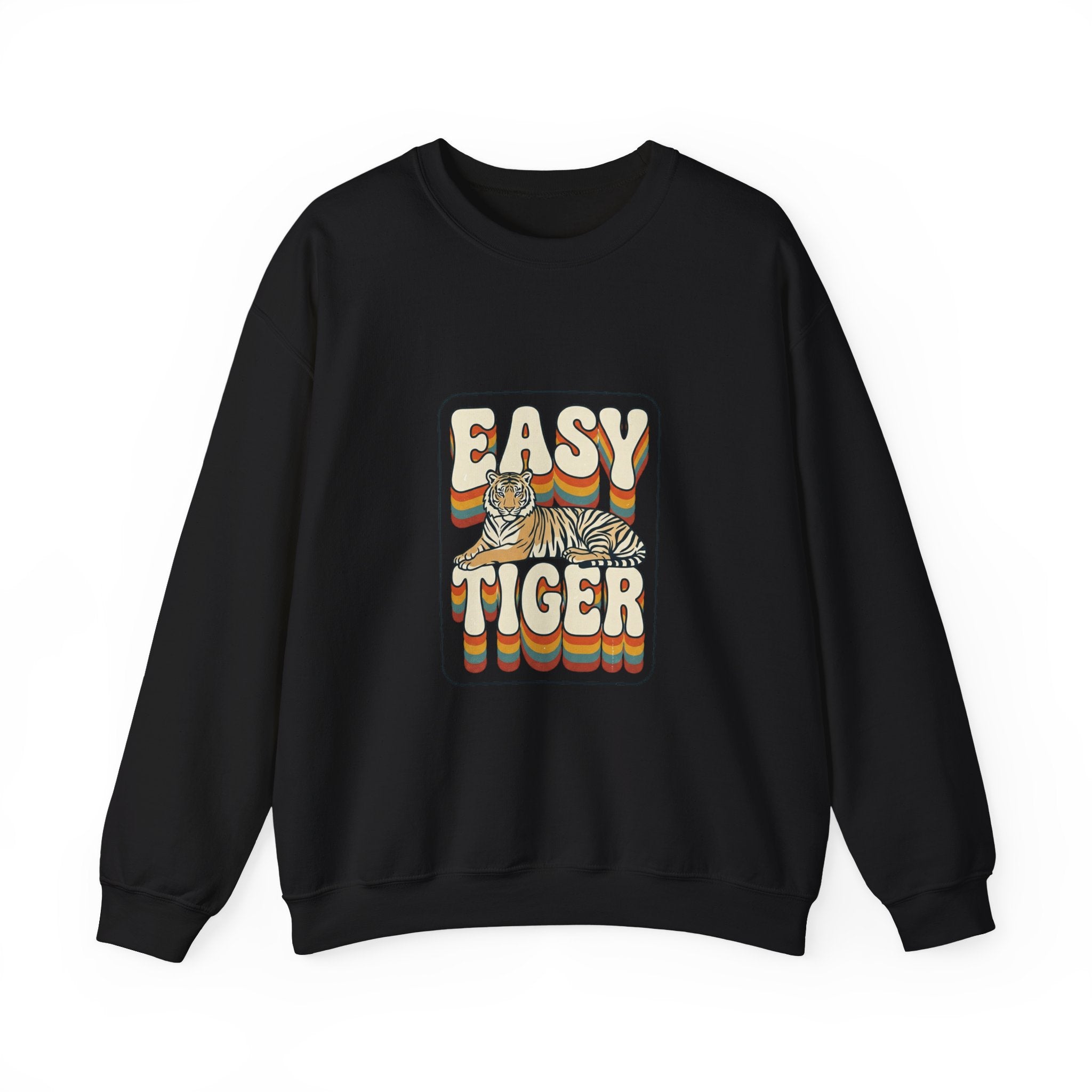 Easy Tiger retro tiger graphic Sweatshirt | vintage vacation vibes, playful animal