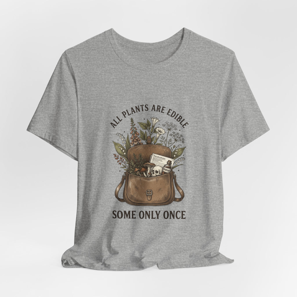 All Plants Are Edible Tee | Vintage Botanical, Dark Nature Humor