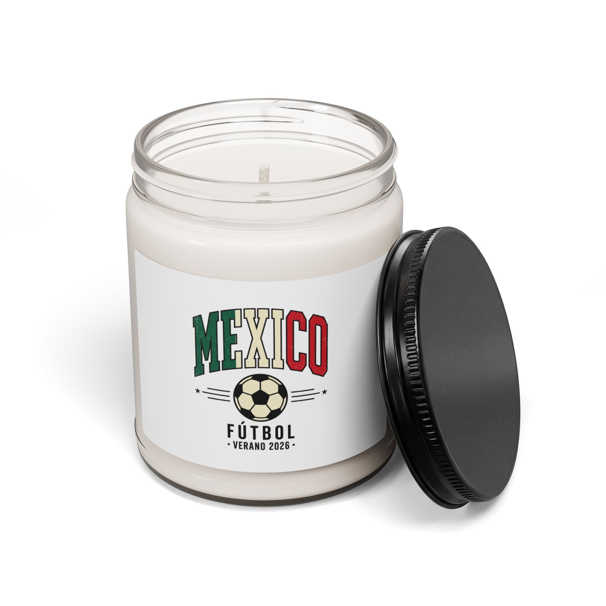 Mexico Fútbol Candle | Soccer Country Pride, Mexican Flag Colors
