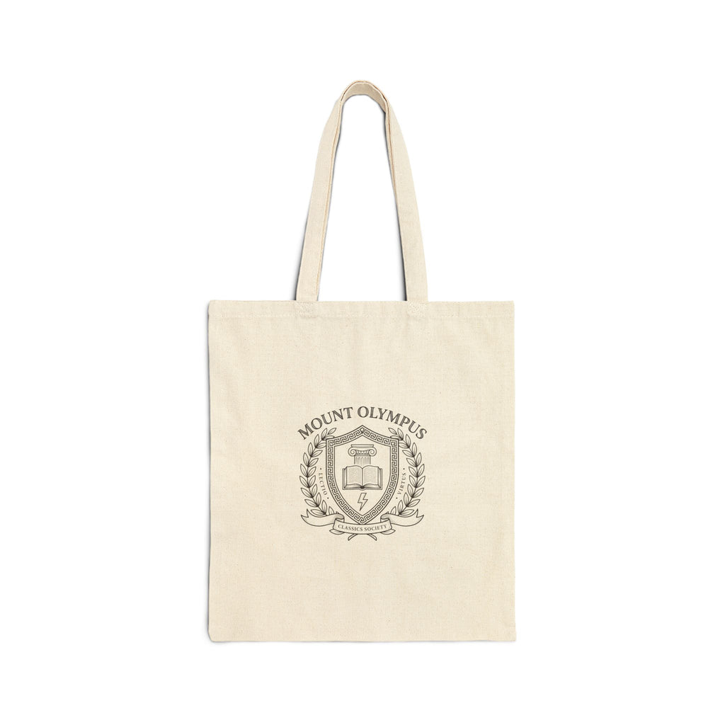 Mount Olympus Crest Tote | Greek Mythology, Mythcore Canvas