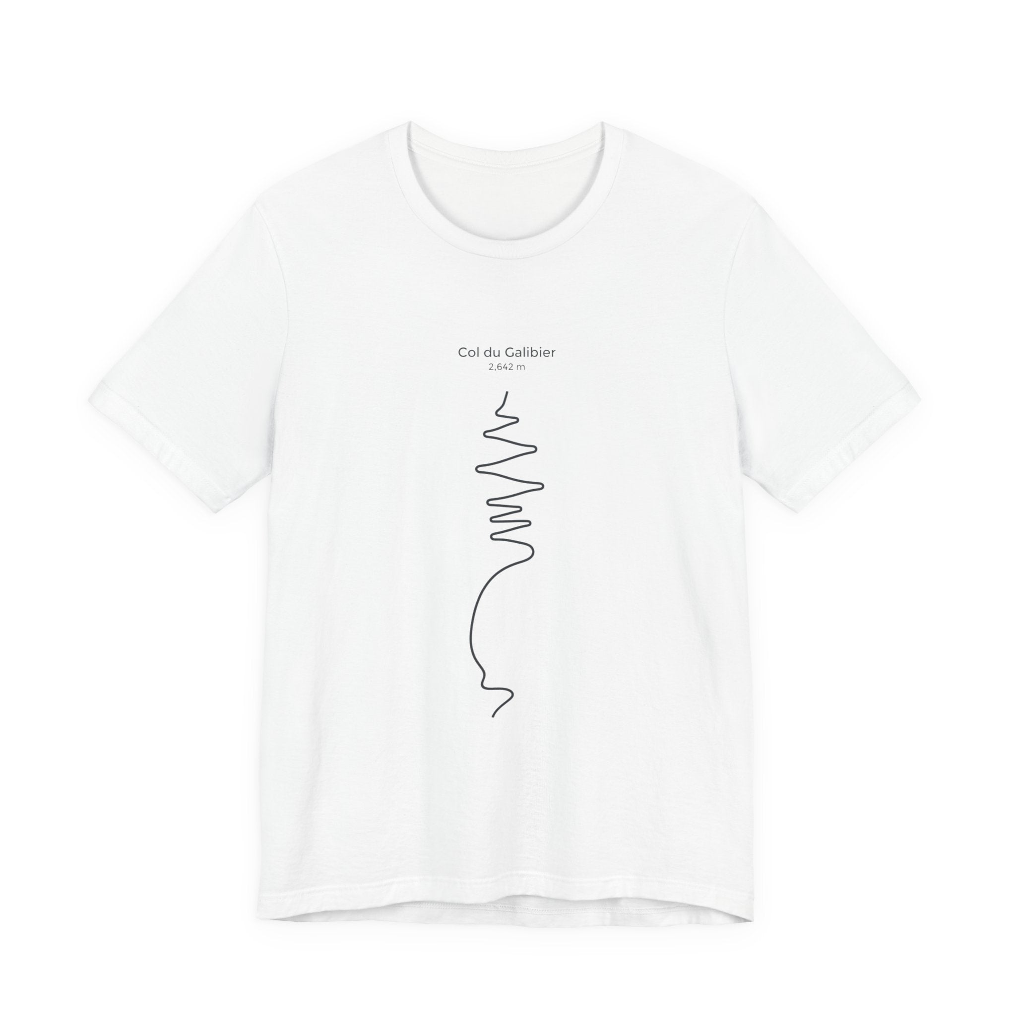 Col du Galibier route map tee | Cycling, Tour de France style
