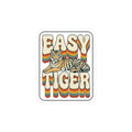 Easy Tiger retro tiger graphic Kiss-Cut Sticker | vintage vacation vibes