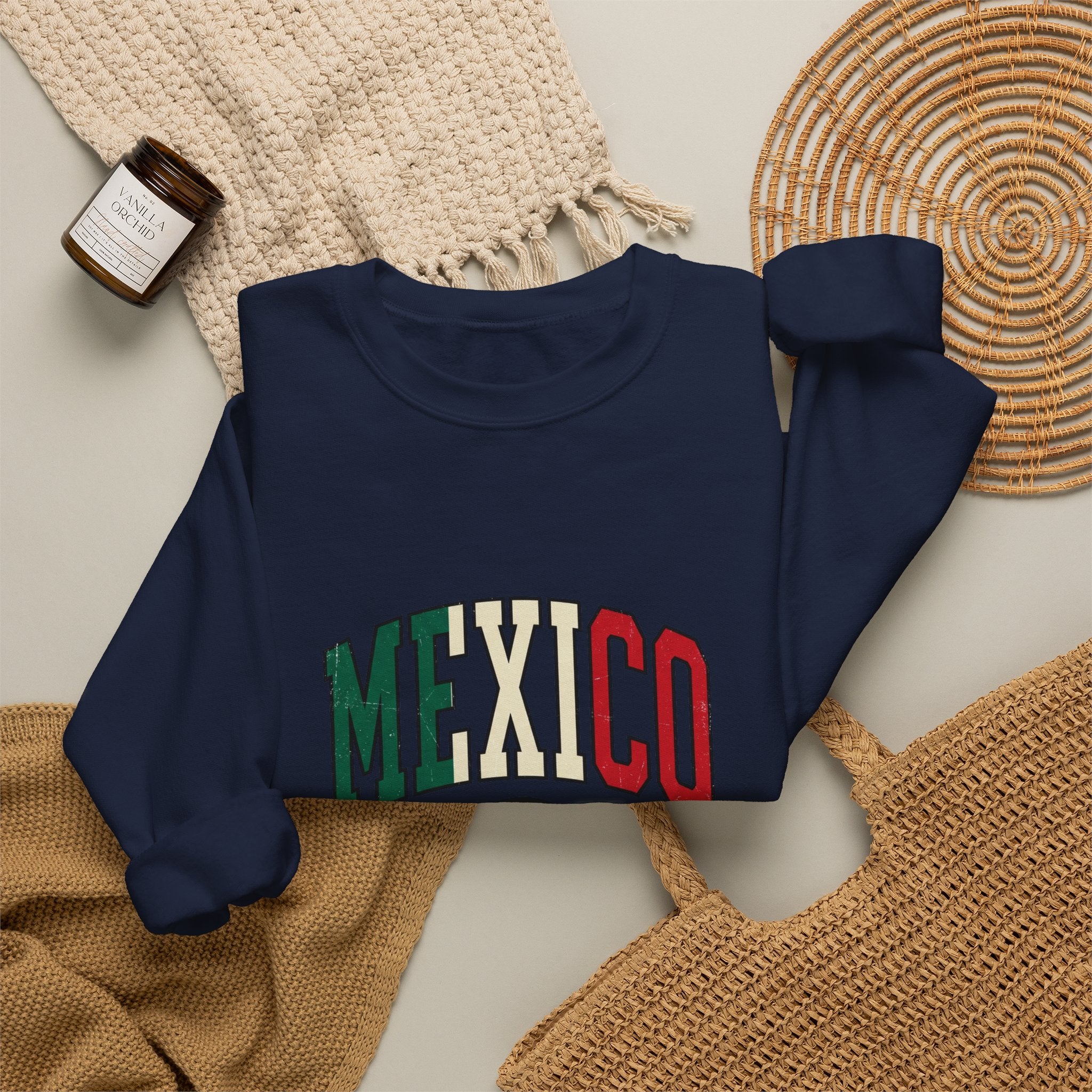 Mexico Futbol Crewneck Sweatshirt | Soccer, Mexican Flag Colors