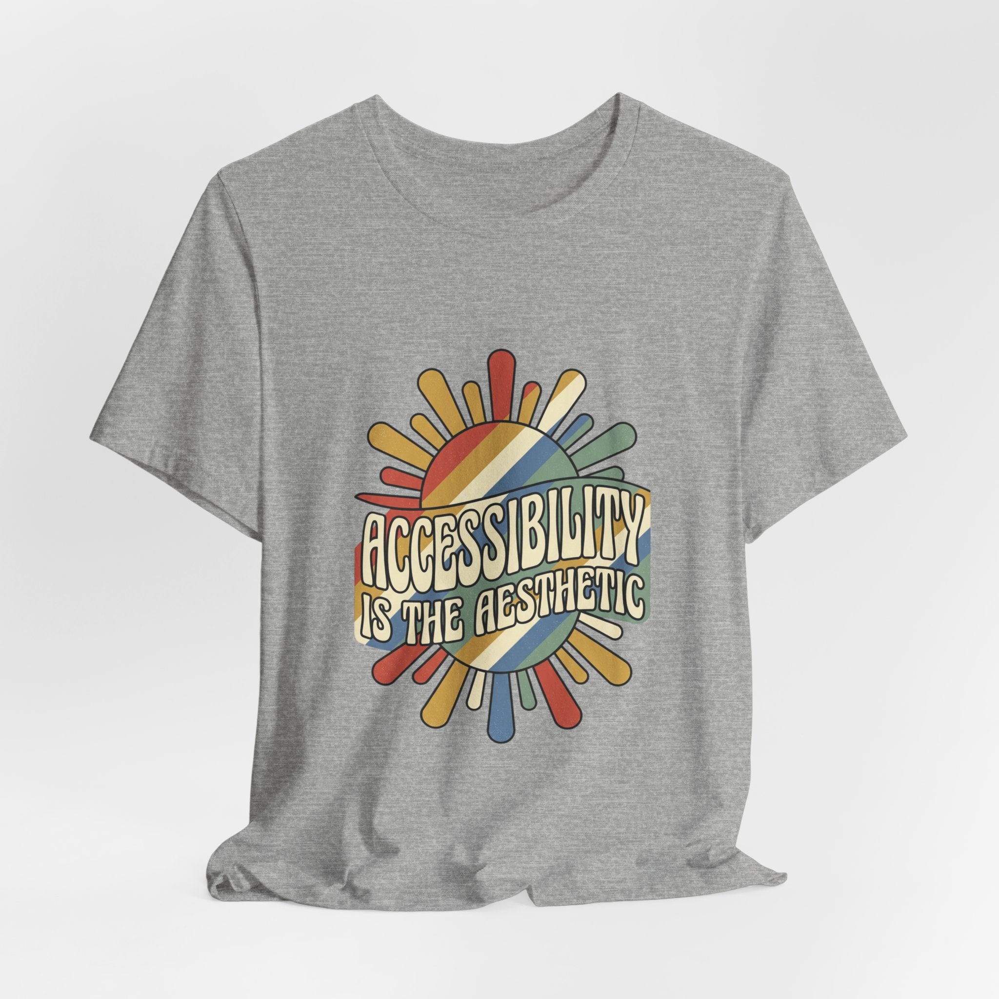 Accessibility Is The Aesthetic tee | Disability Pride Month, Inclusive Typography